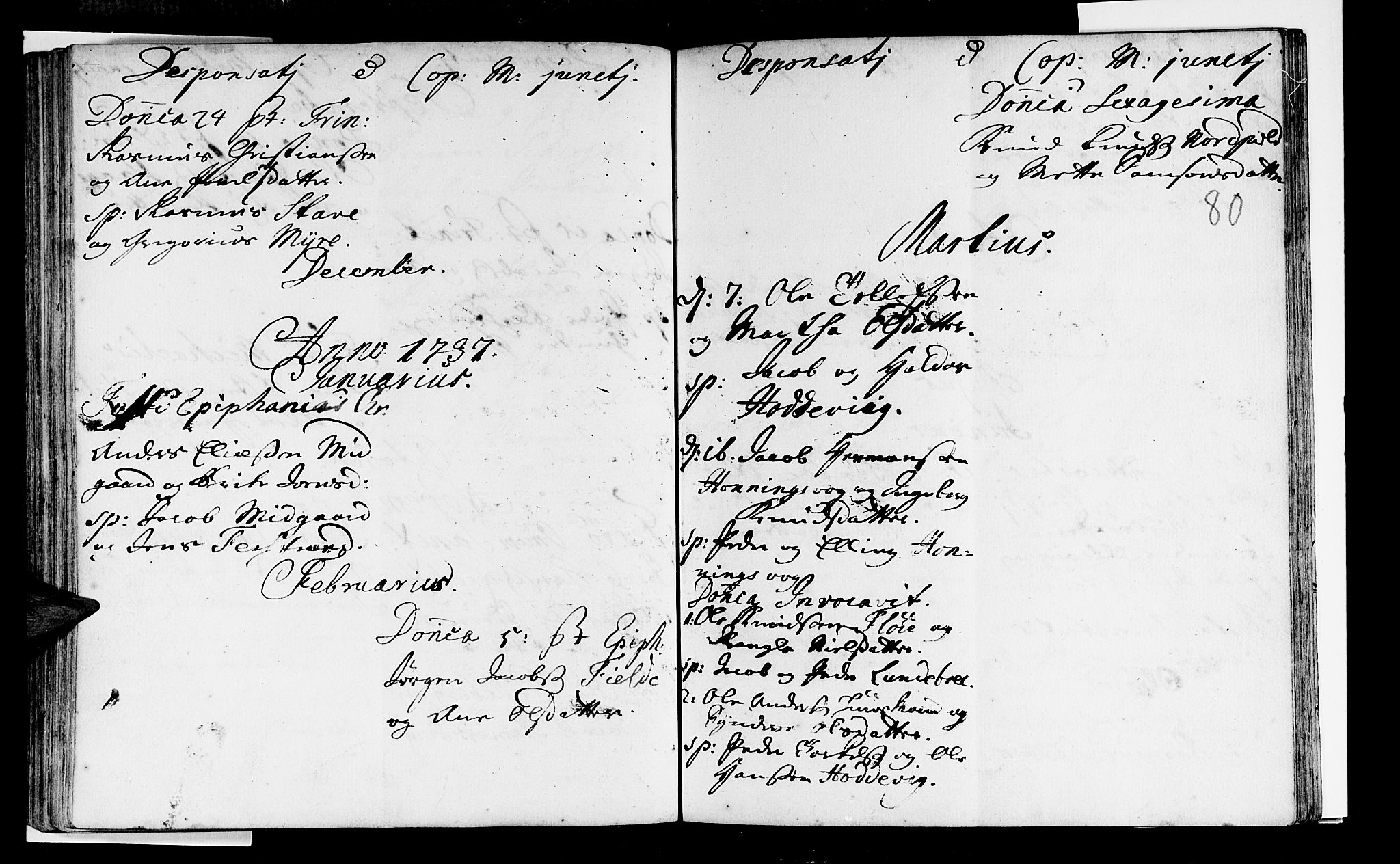 Selje sokneprestembete, AV/SAB-A-99938/H/Ha/Haa/Haaa: Parish register (official) no. A 3, 1731-1743, p. 80