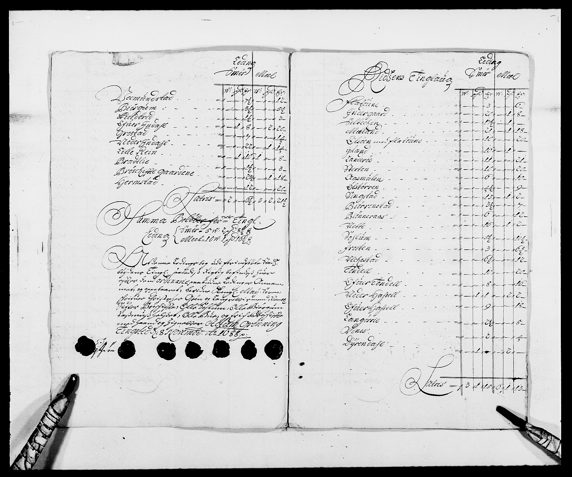 Rentekammeret inntil 1814, Reviderte regnskaper, Fogderegnskap, AV/RA-EA-4092/R57/L3846: Fogderegnskap Fosen, 1688, p. 140