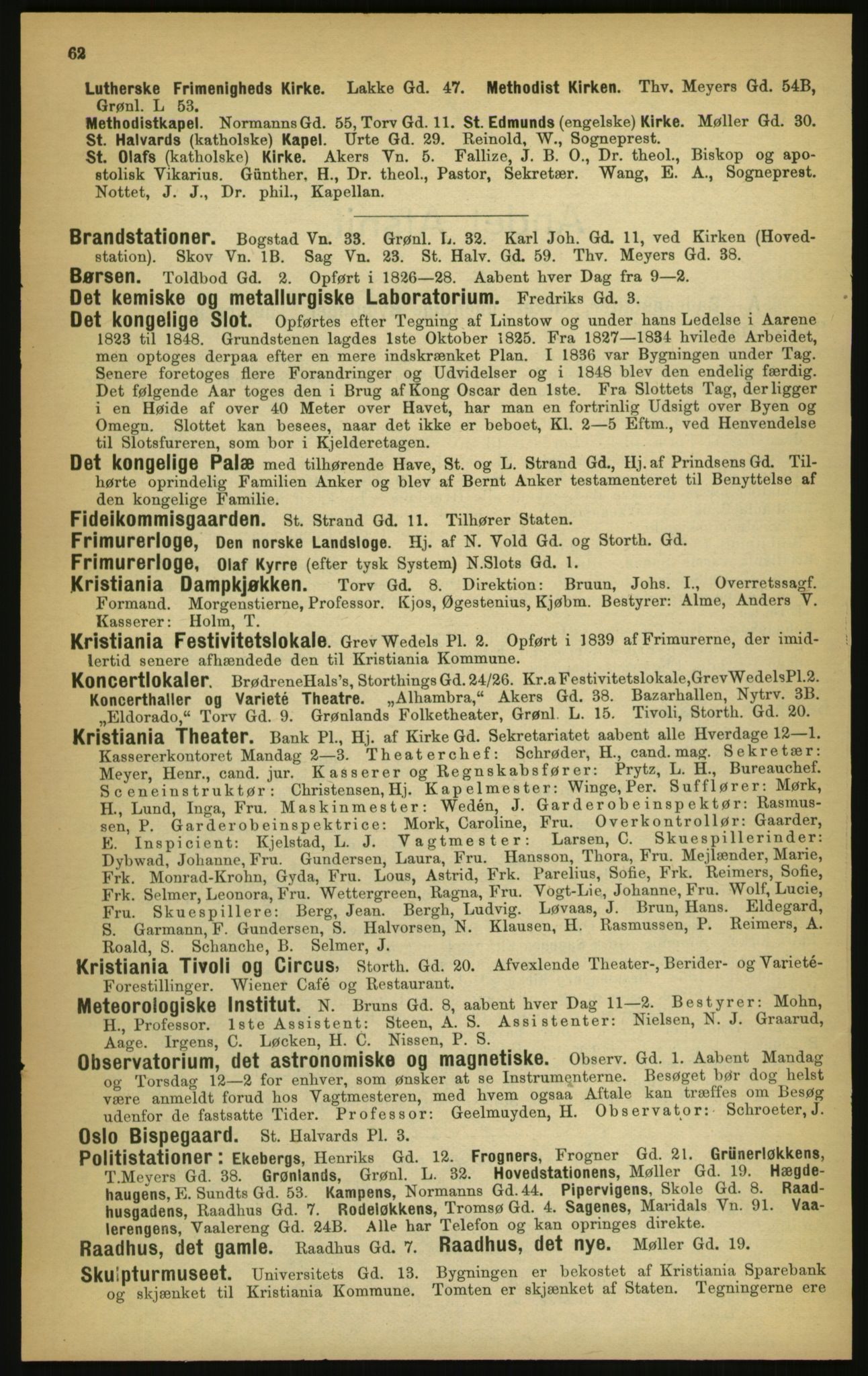 Kristiania/Oslo adressebok, PUBL/-, 1897, p. 62