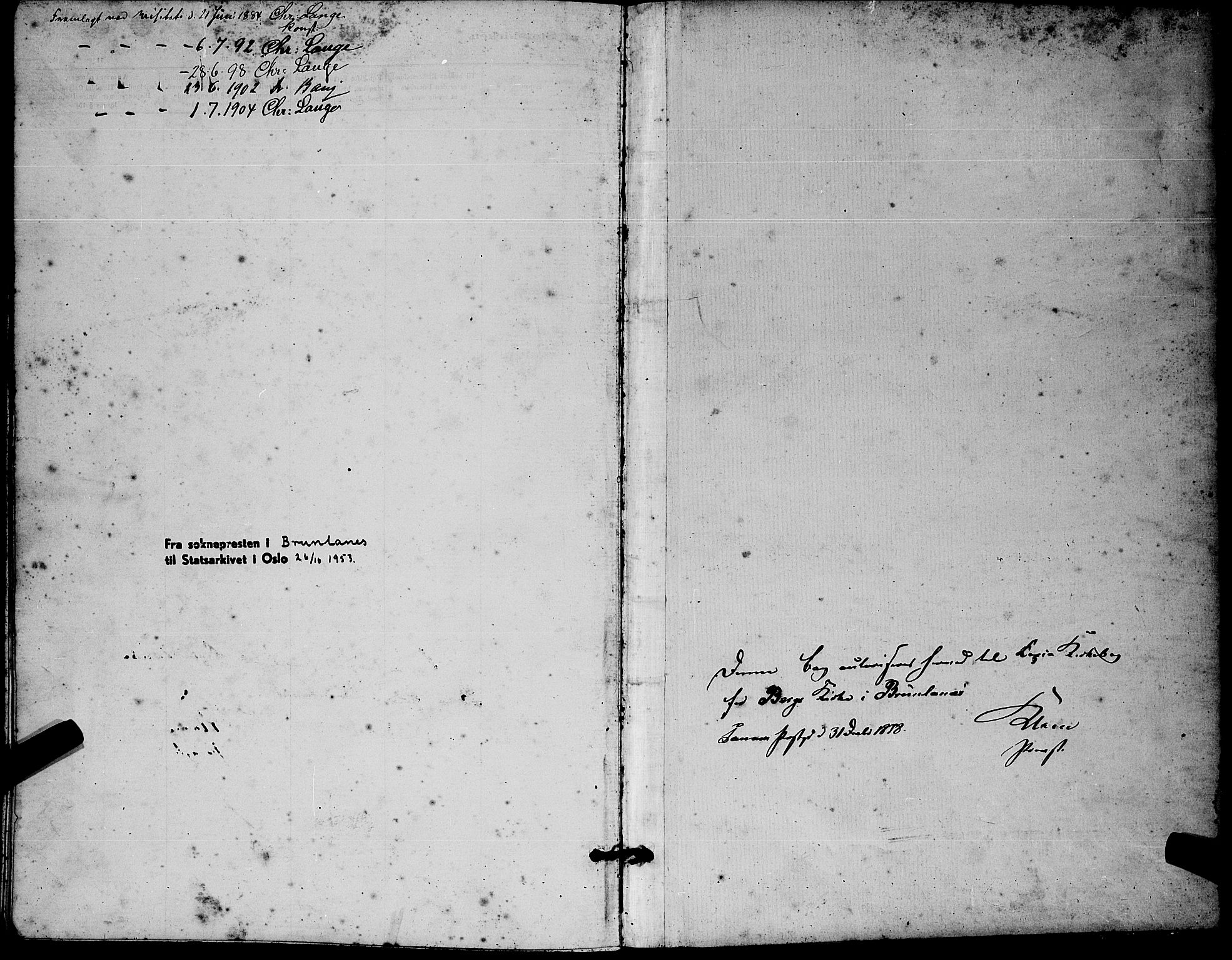 Brunlanes kirkebøker, AV/SAKO-A-342/G/Gb/L0002: Parish register (copy) no. II 2, 1878-1902