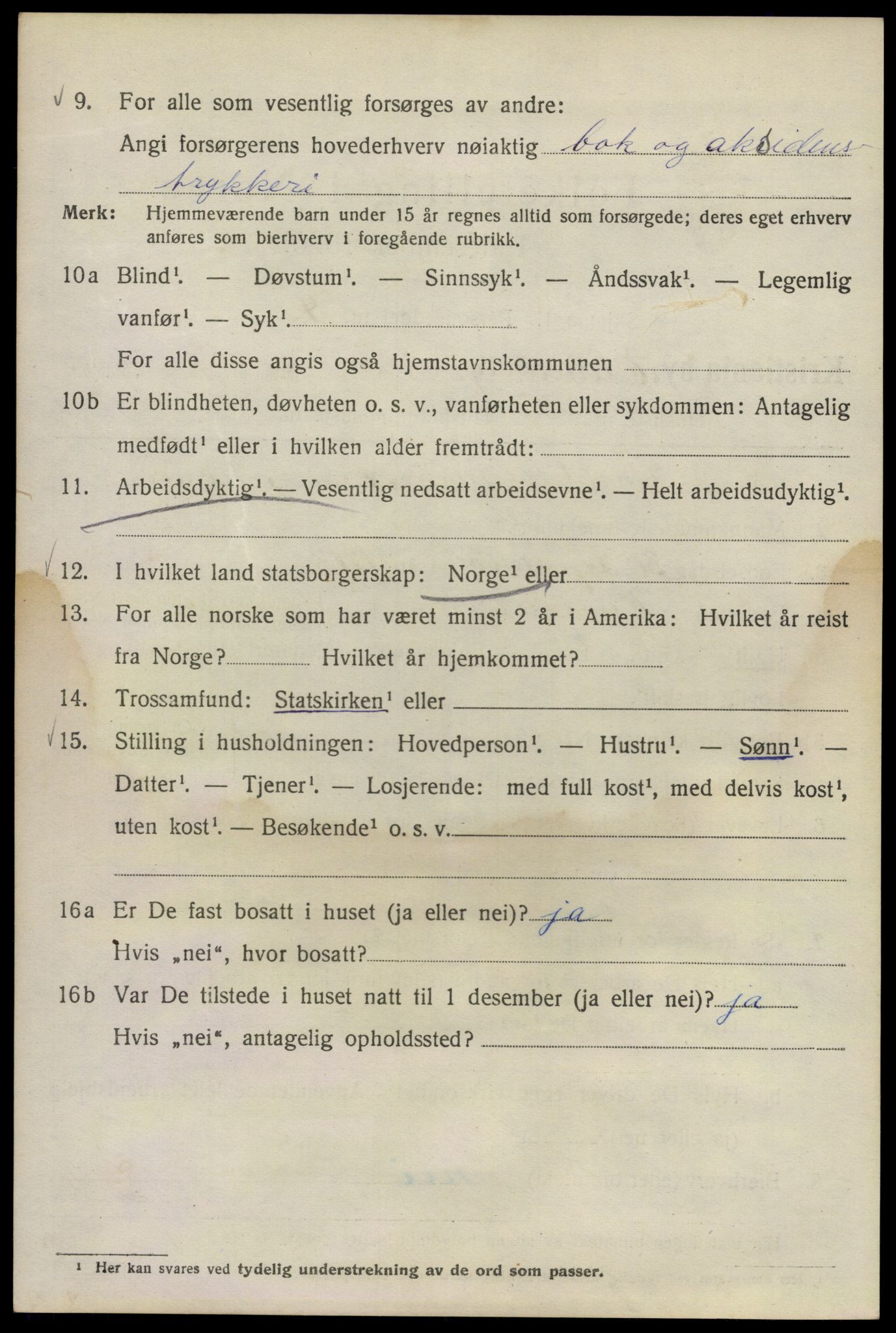 SAO, 1920 census for Kristiania, 1920, p. 213786