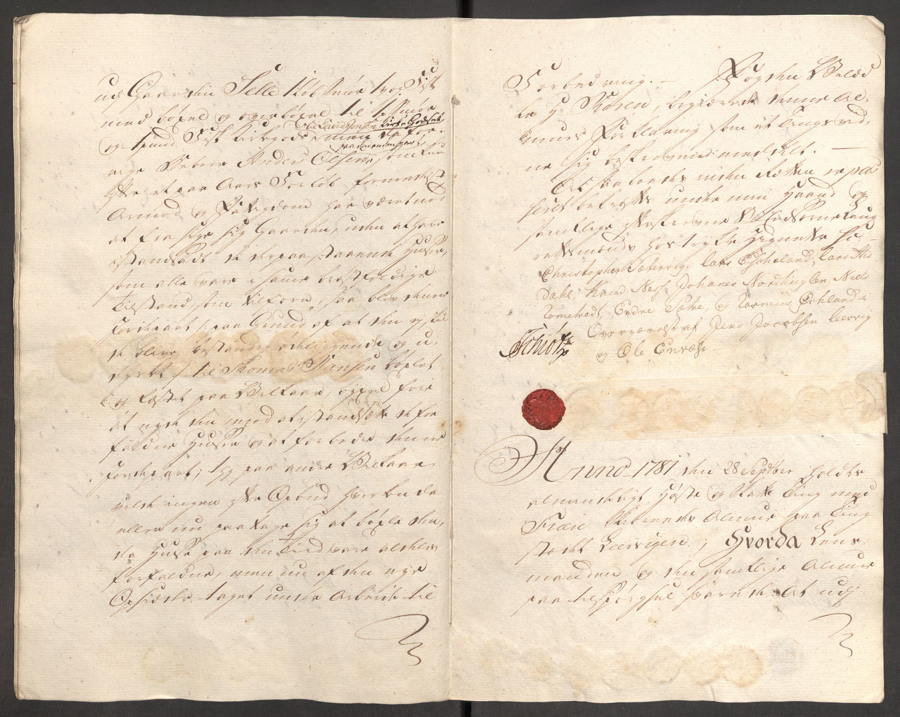 Rentekammeret inntil 1814, Reviderte regnskaper, Fogderegnskap, AV/RA-EA-4092/R48/L3097: Fogderegnskap Sunnhordland og Hardanger, 1781, p. 109