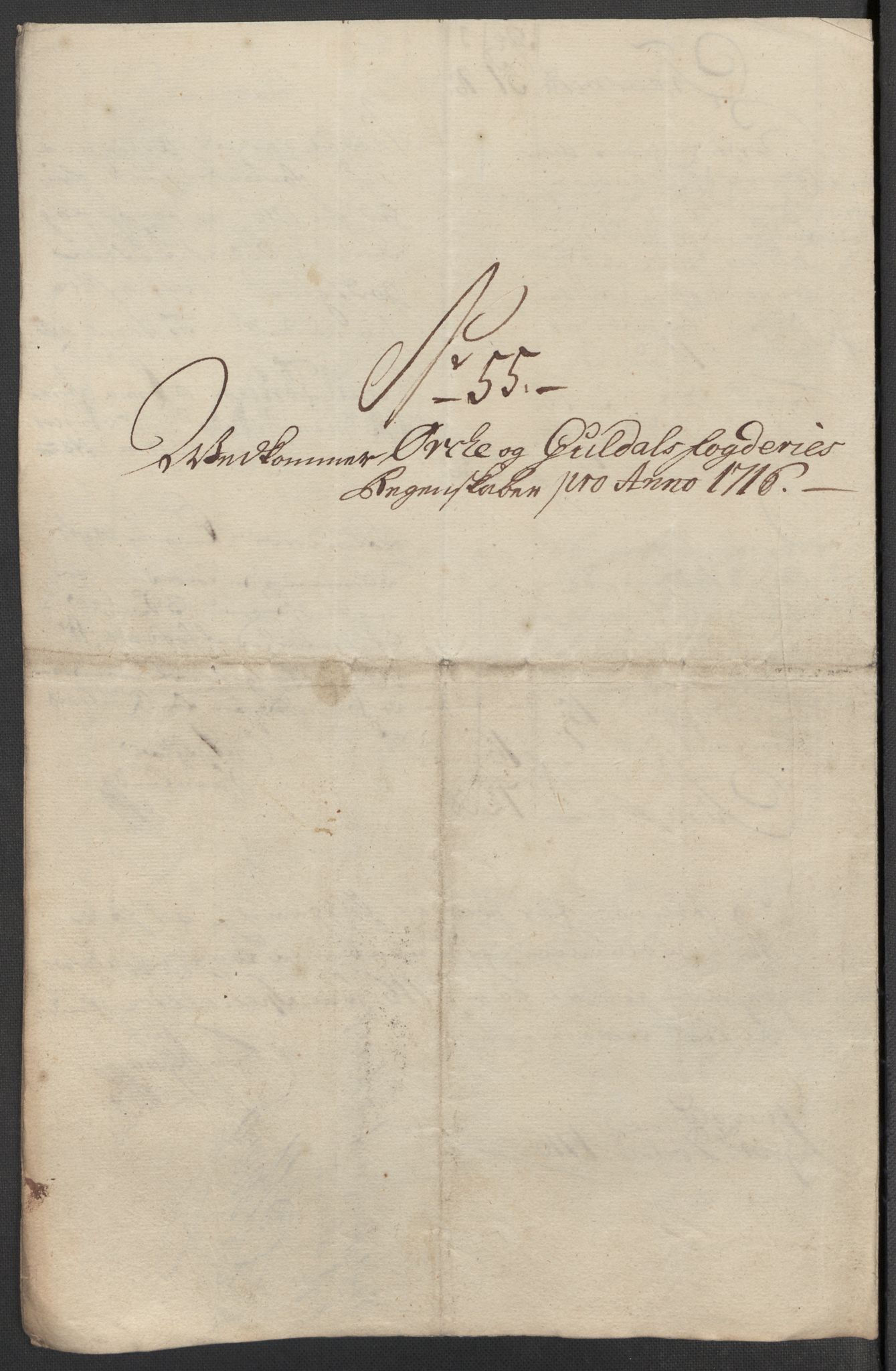 Rentekammeret inntil 1814, Reviderte regnskaper, Fogderegnskap, AV/RA-EA-4092/R60/L3968: Fogderegnskap Orkdal og Gauldal, 1716, p. 107