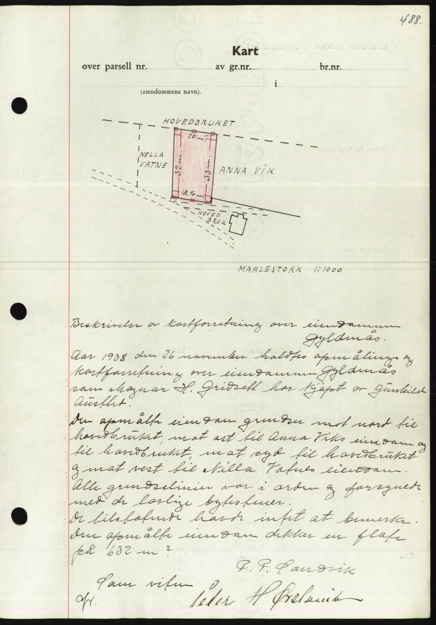 Søre Sunnmøre sorenskriveri, AV/SAT-A-4122/1/2/2C/L0066: Mortgage book no. 60, 1938-1938, Diary no: : 1673/1938