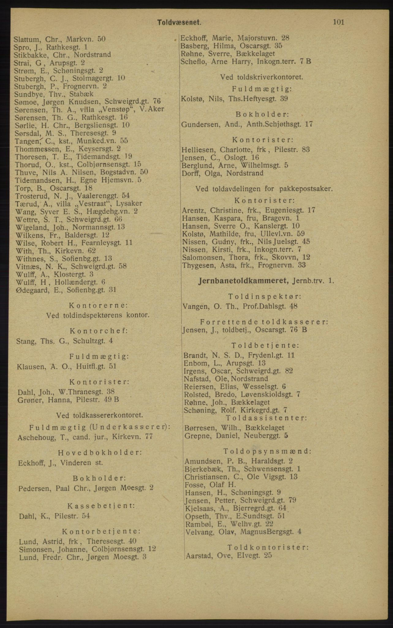 Kristiania/Oslo adressebok, PUBL/-, 1913, p. 103