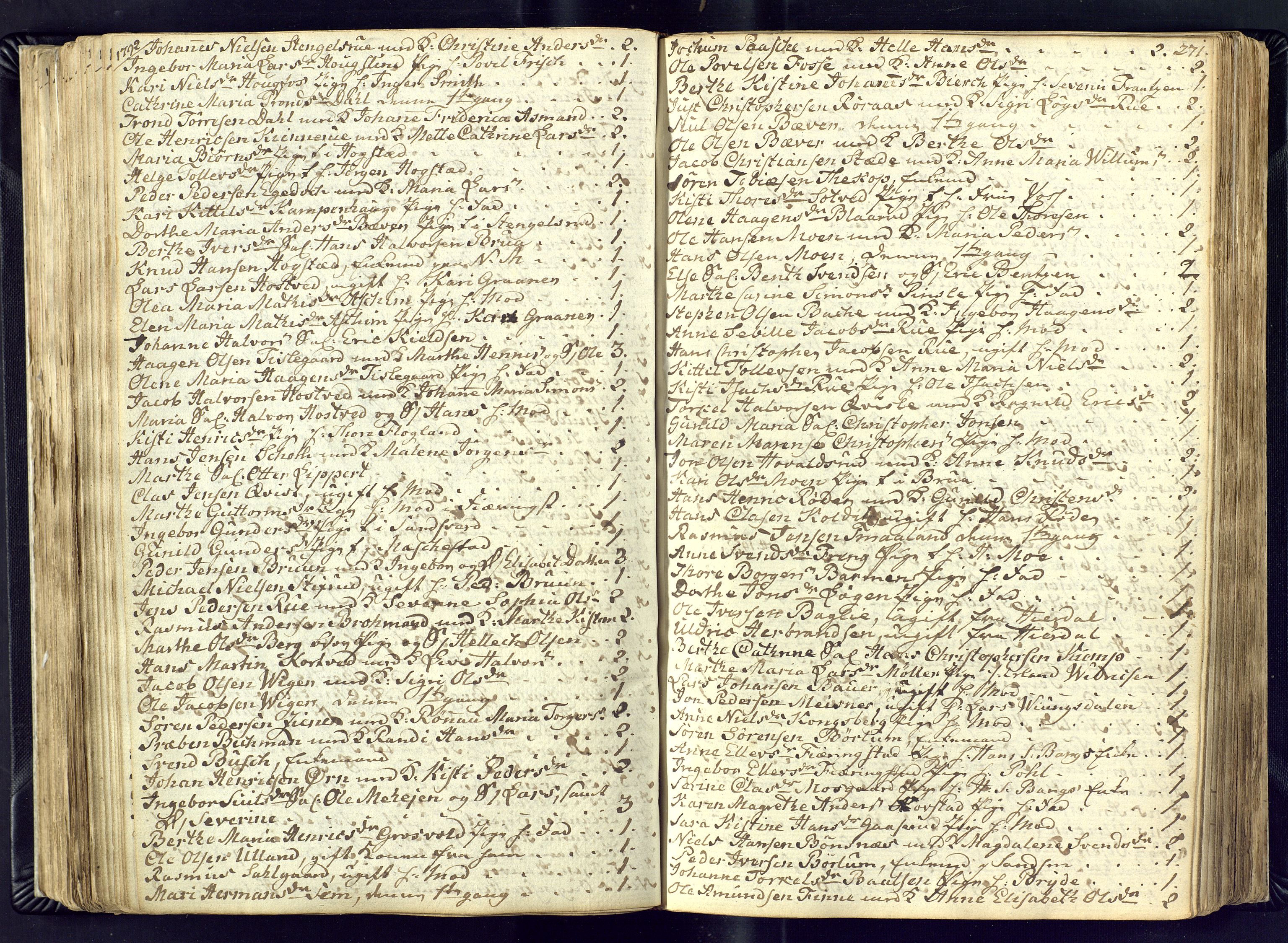 Kongsberg kirkebøker, AV/SAKO-A-22/M/Ma/L0011: Communicants register no. 11, 1788-1795, p. 271