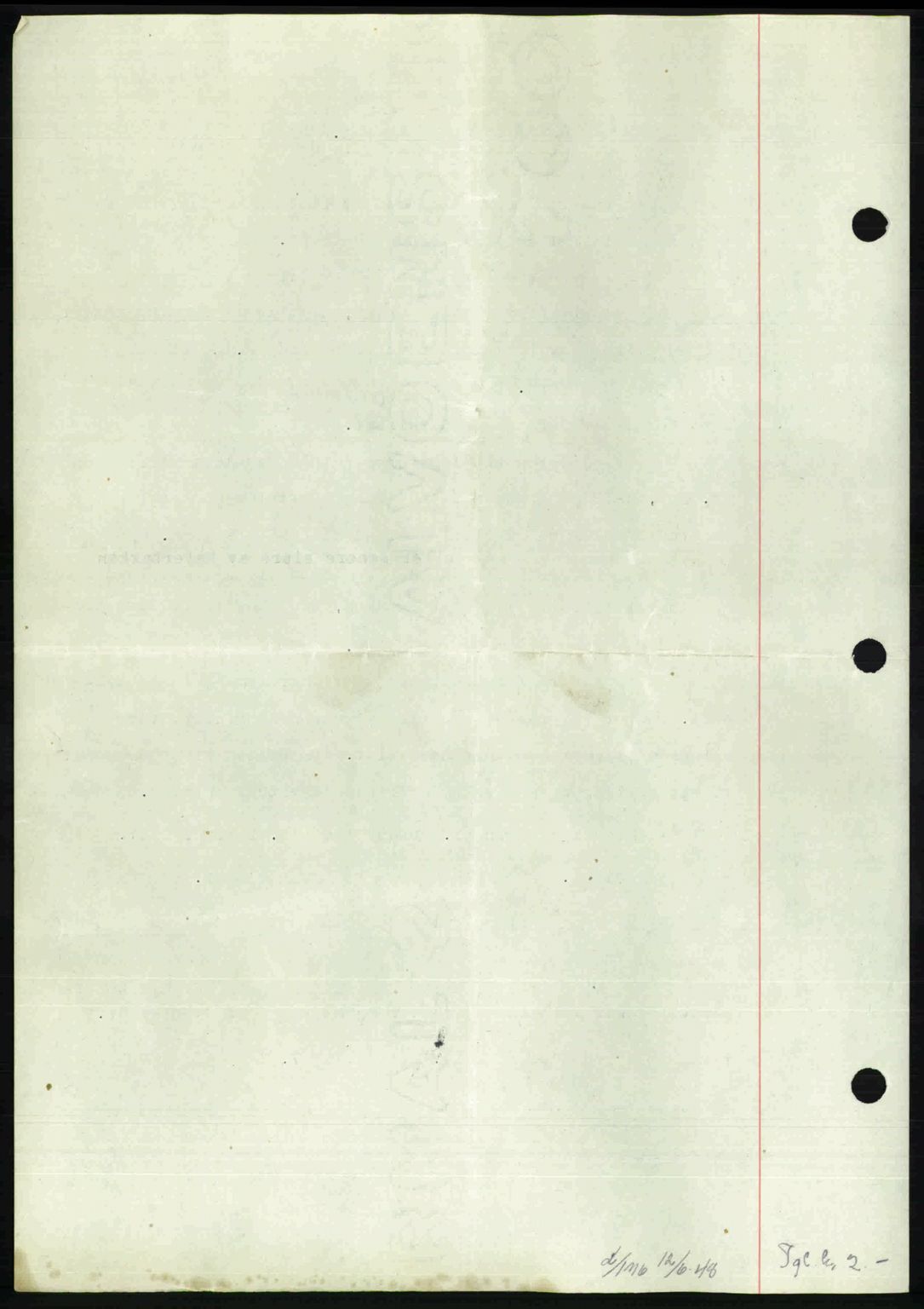 Sør-Gudbrandsdal tingrett, SAH/TING-004/H/Hb/Hbd/L0022: Mortgage book no. A22, 1948-1948, Diary no: : 1357/1948