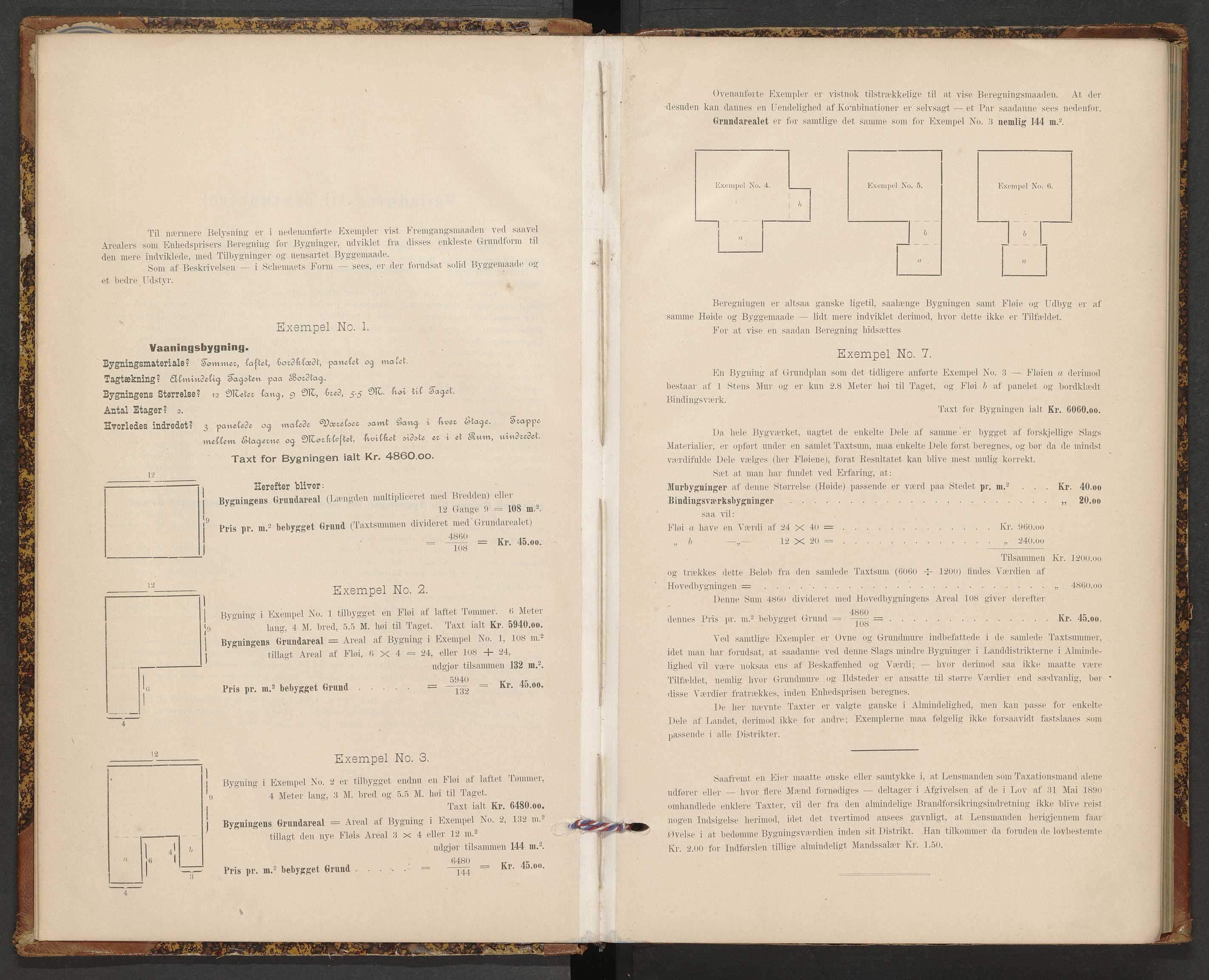 Norges Brannkasse Landvik og Fjære, AV/SAK-2241-0032/F/Fa/L0012: Branntakstprotokoll nr. 12, 1899-1905