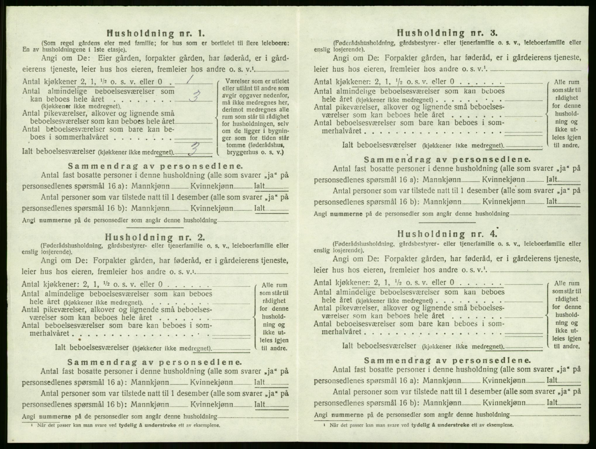 SAKO, 1920 census for Lier, 1920, p. 2016