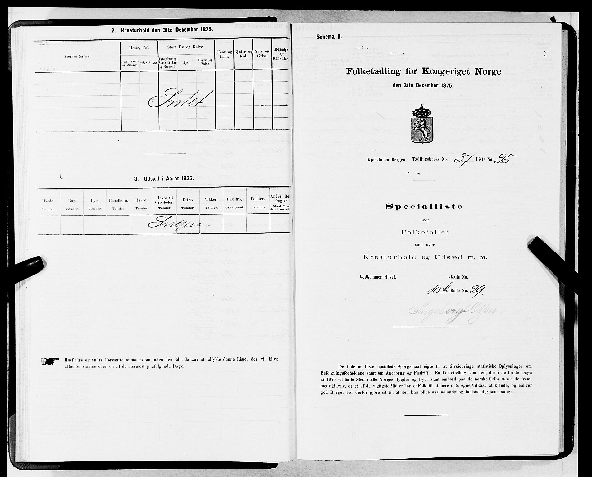 SAB, 1875 census for 1301 Bergen, 1875, p. 1948