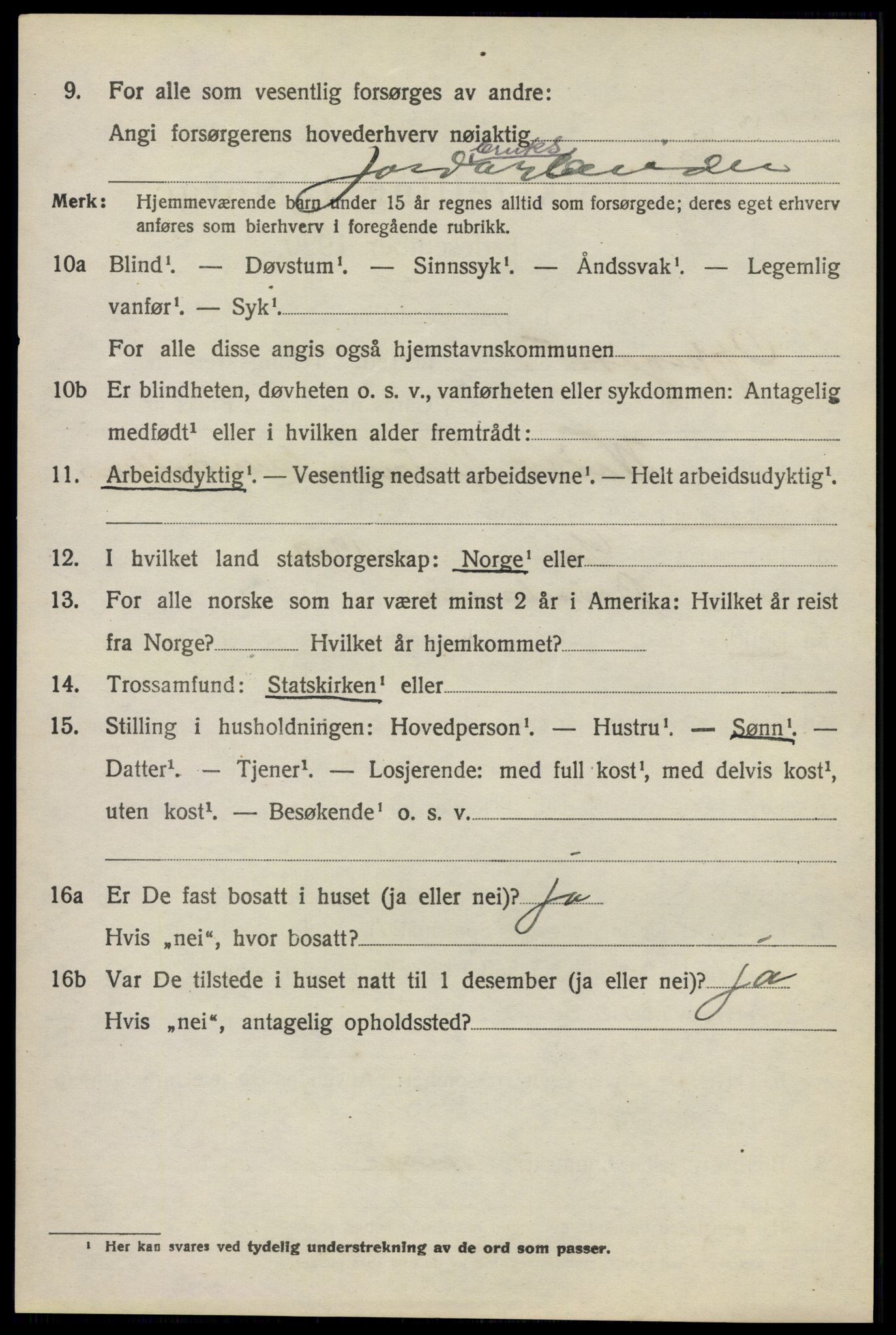 SAO, 1920 census for Oppegård, 1920, p. 1700