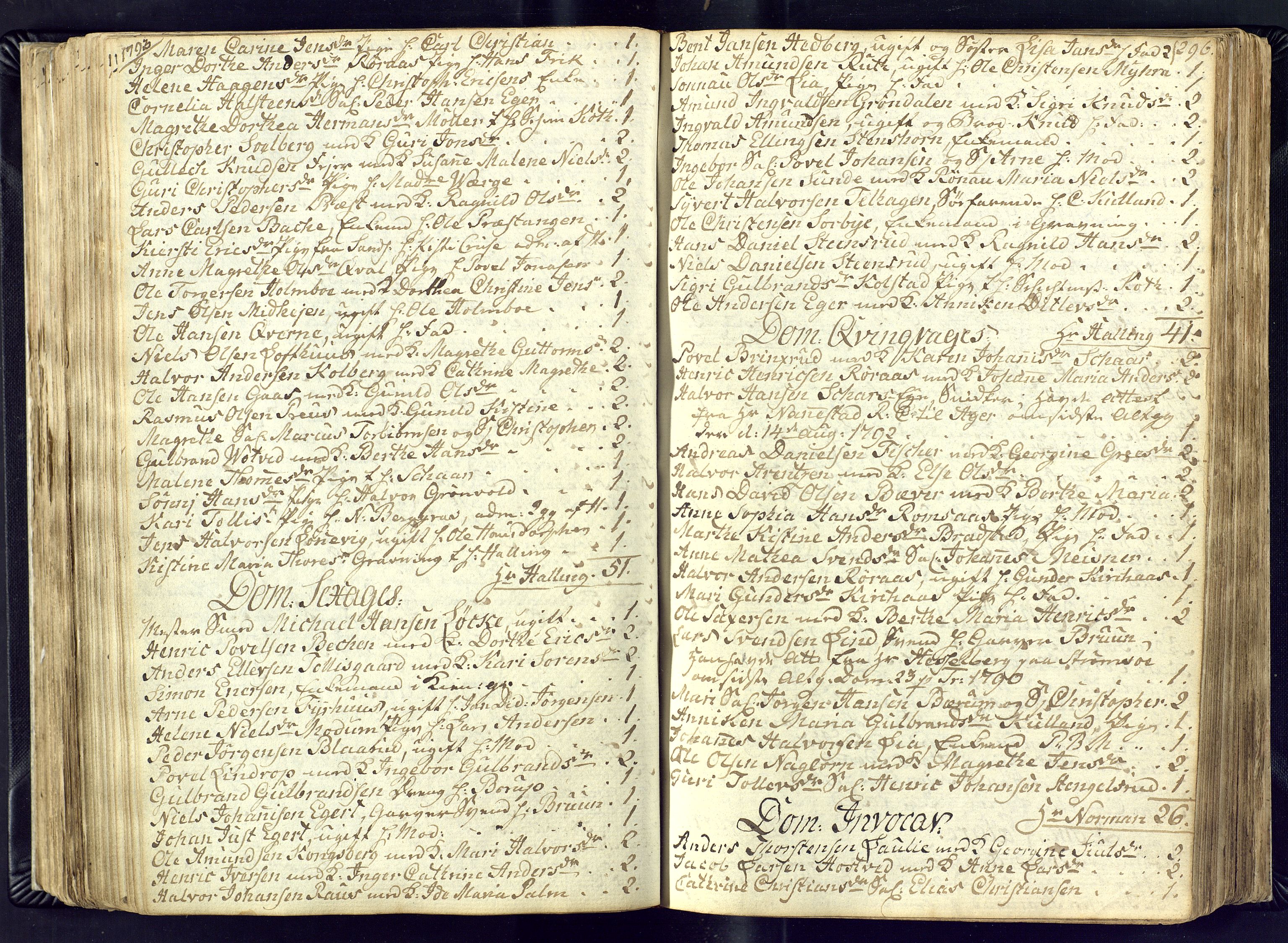 Kongsberg kirkebøker, AV/SAKO-A-22/M/Ma/L0011: Communicants register no. 11, 1788-1795, p. 296