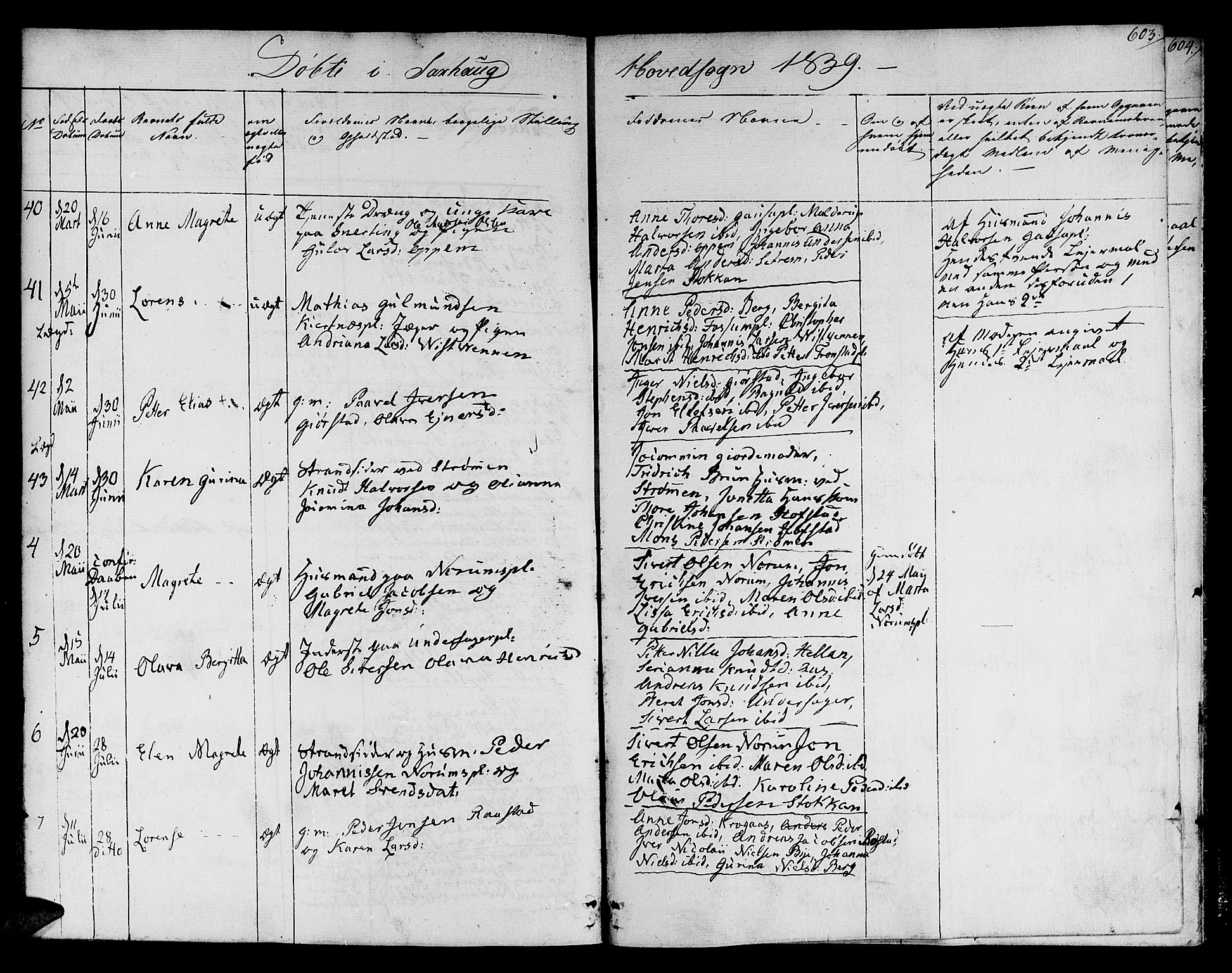 Ministerialprotokoller, klokkerbøker og fødselsregistre - Nord-Trøndelag, SAT/A-1458/730/L0277: Parish register (official) no. 730A06 /1, 1830-1839, p. 603