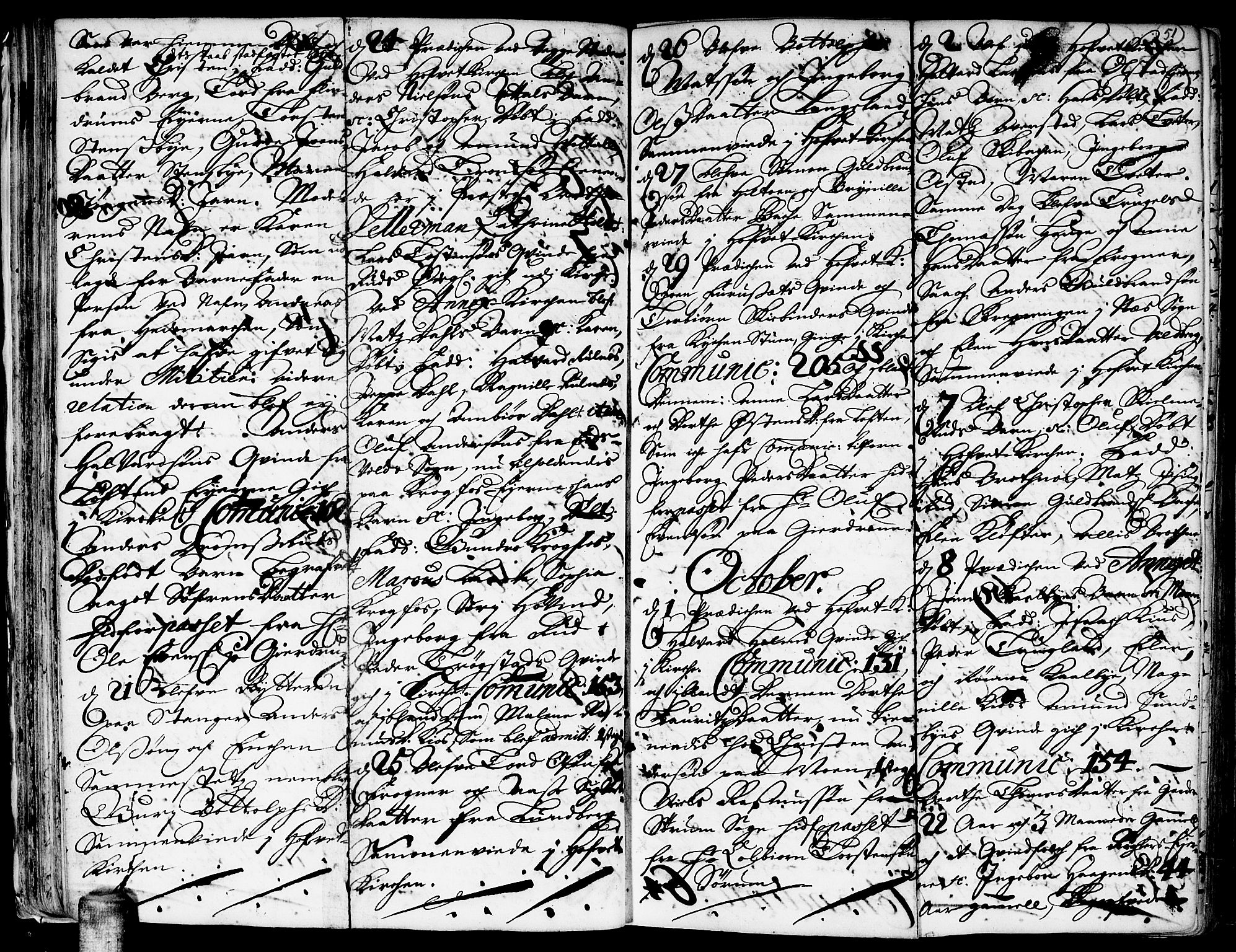 Ullensaker prestekontor Kirkebøker, AV/SAO-A-10236a/F/Fa/L0001: Parish register (official) no. I 1, 1689-1701, p. 51