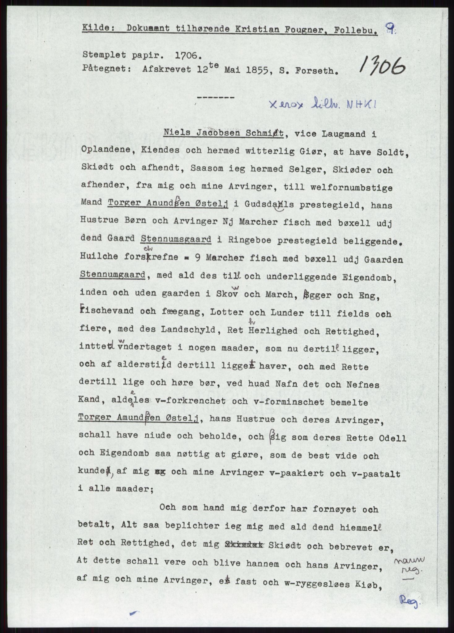 Samlinger til kildeutgivelse, Diplomavskriftsamlingen, AV/RA-EA-4053/H/Ha, p. 2081