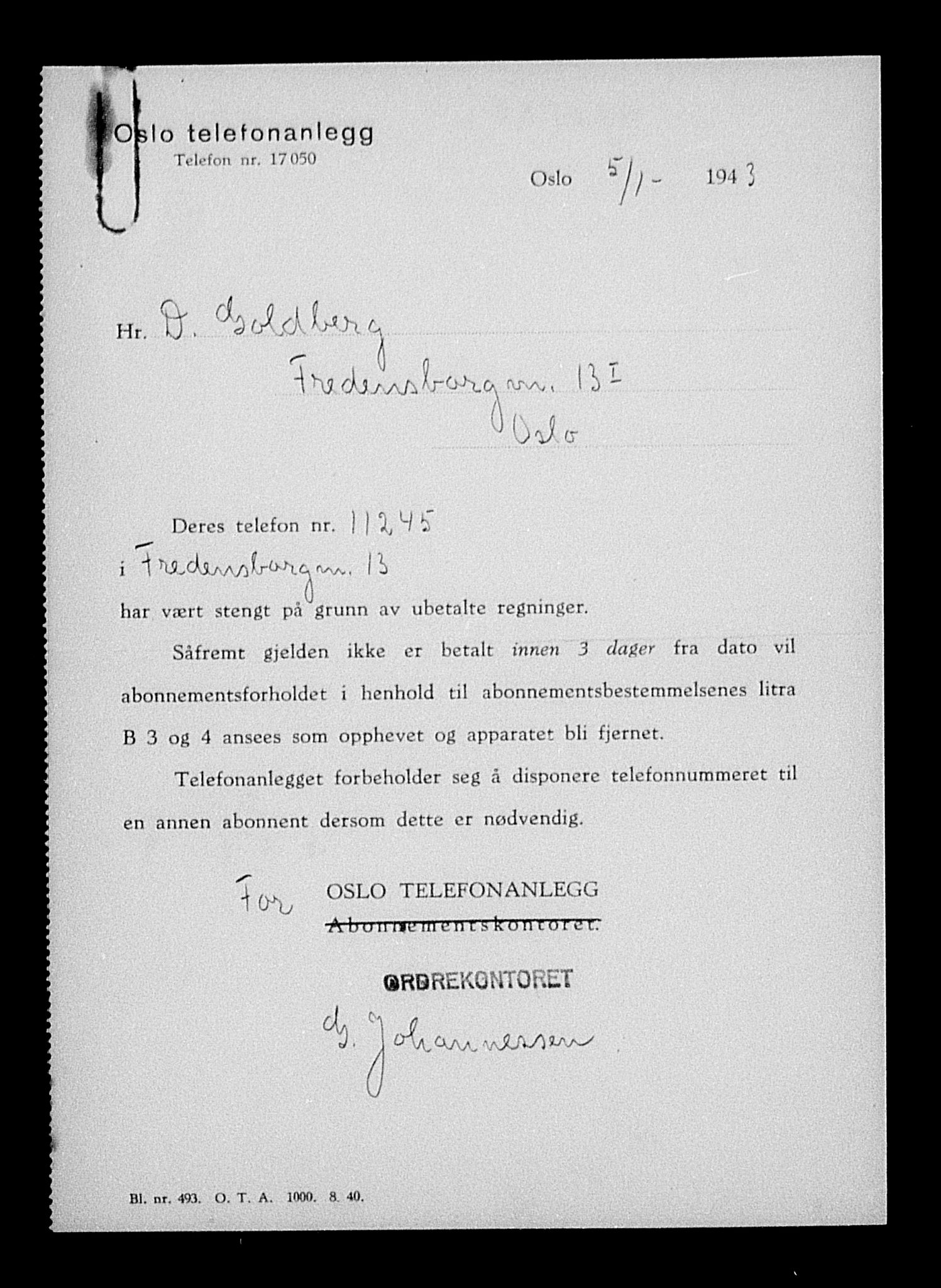 Justisdepartementet, Tilbakeføringskontoret for inndratte formuer, RA/S-1564/H/Hc/Hcc/L0939: --, 1945-1947, p. 61