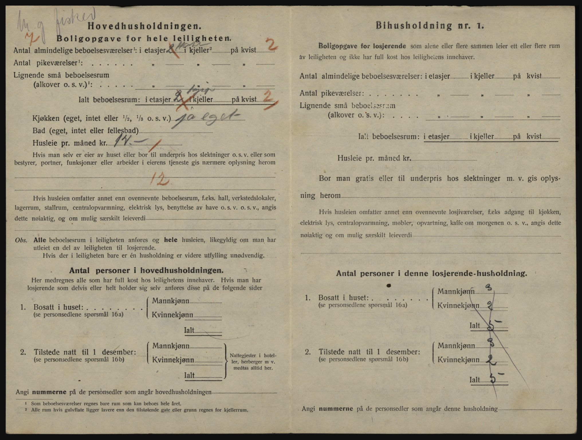 SATØ, 1920 census for Vardø, 1920, p. 1564