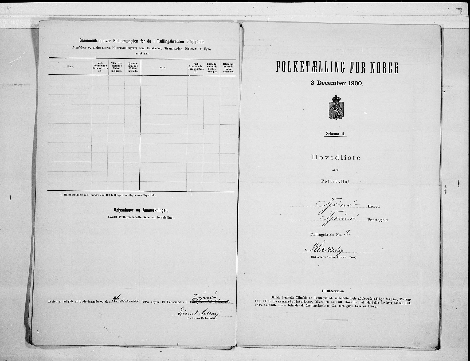 RA, 1900 census for Tjøme, 1900, p. 8