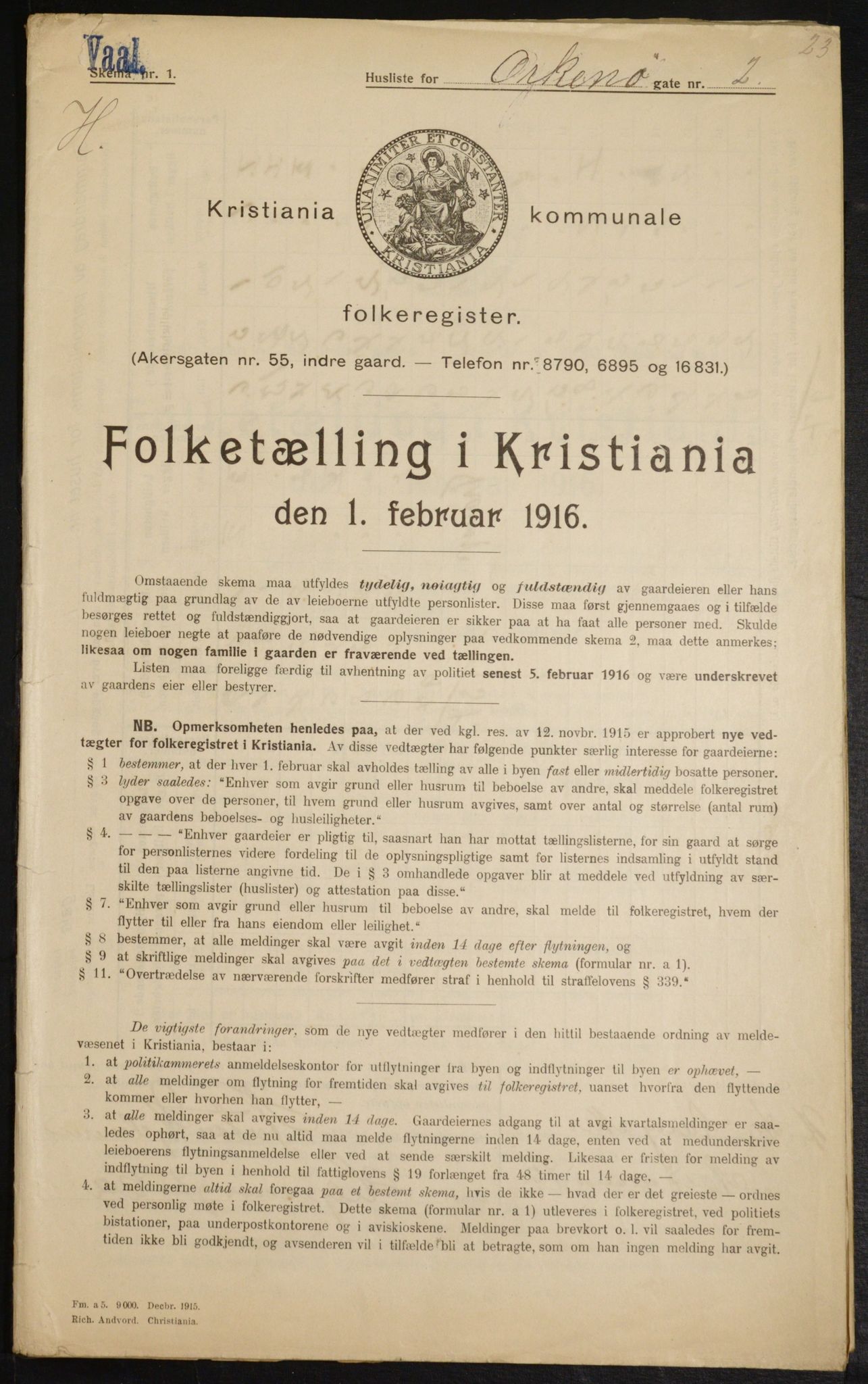 OBA, Municipal Census 1916 for Kristiania, 1916, p. 77803