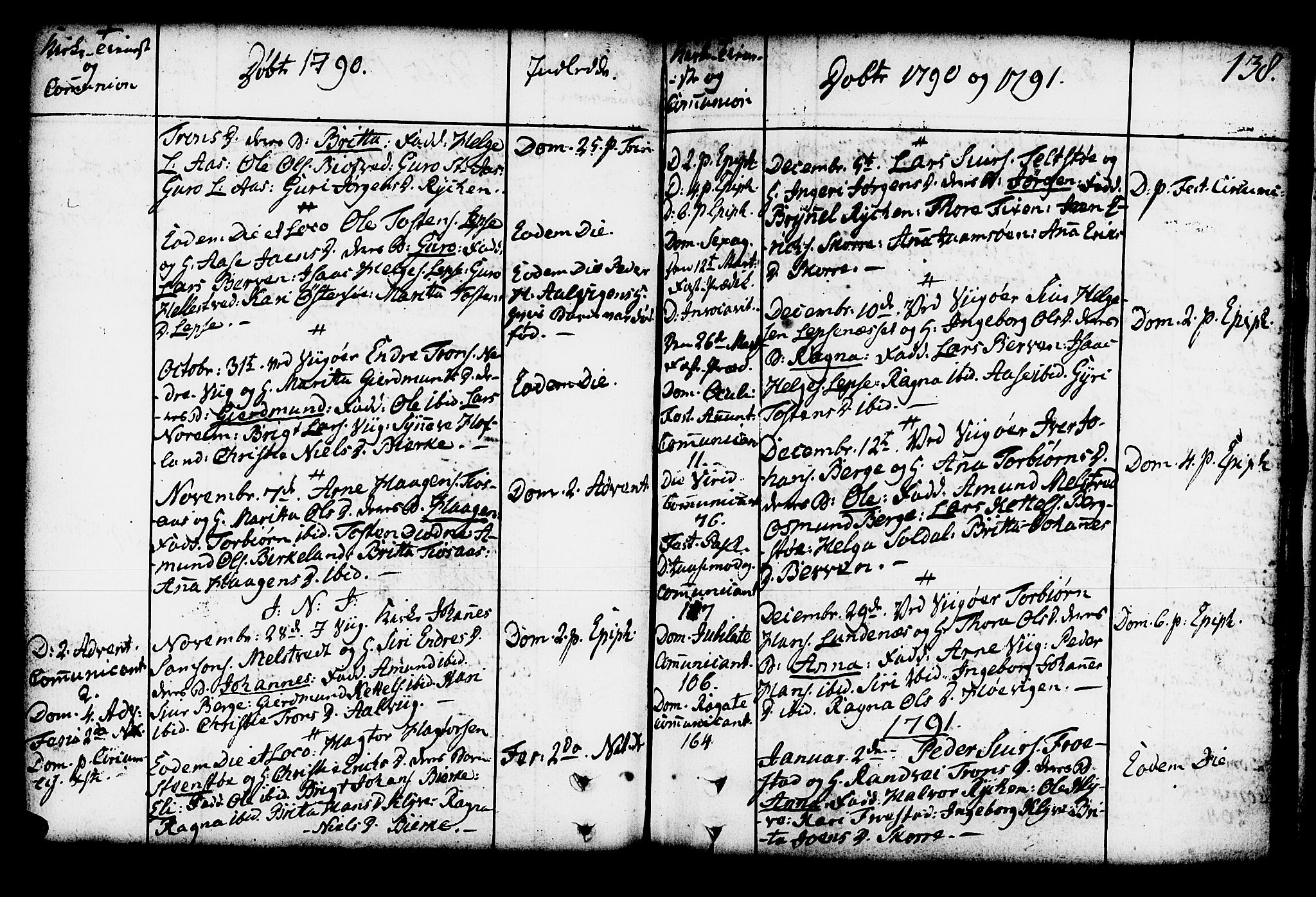 Kvam sokneprestembete, SAB/A-76201/H/Haa: Parish register (official) no. A 4, 1743-1795, p. 138