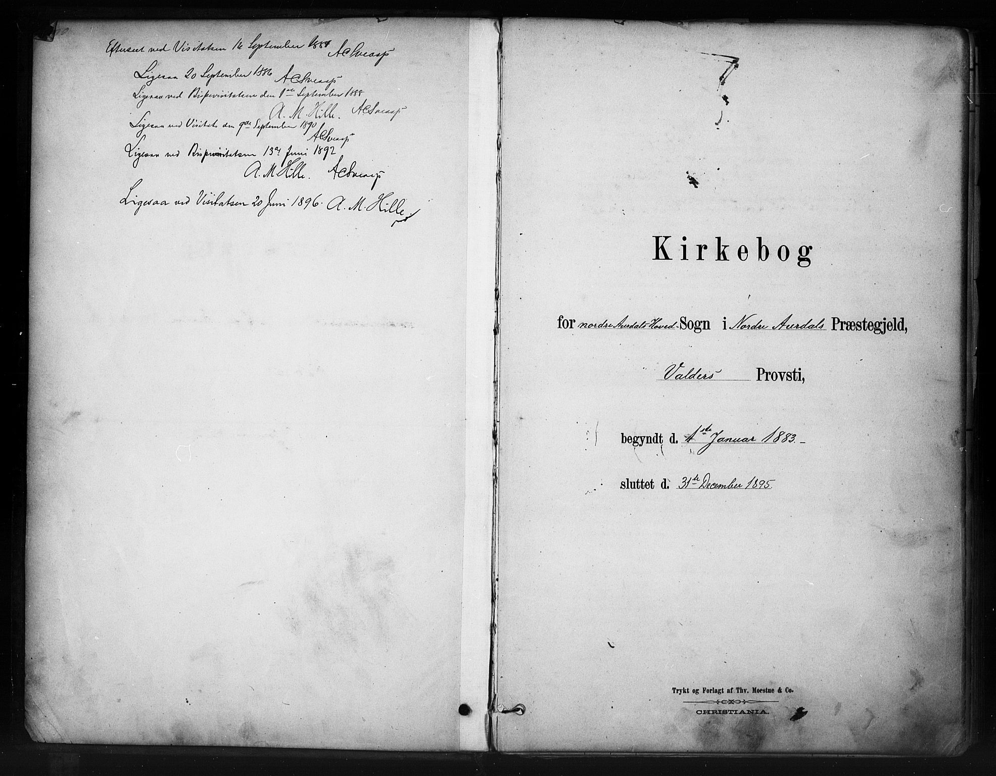 Nord-Aurdal prestekontor, AV/SAH-PREST-132/H/Ha/Haa/L0013: Parish register (official) no. 13, 1883-1895