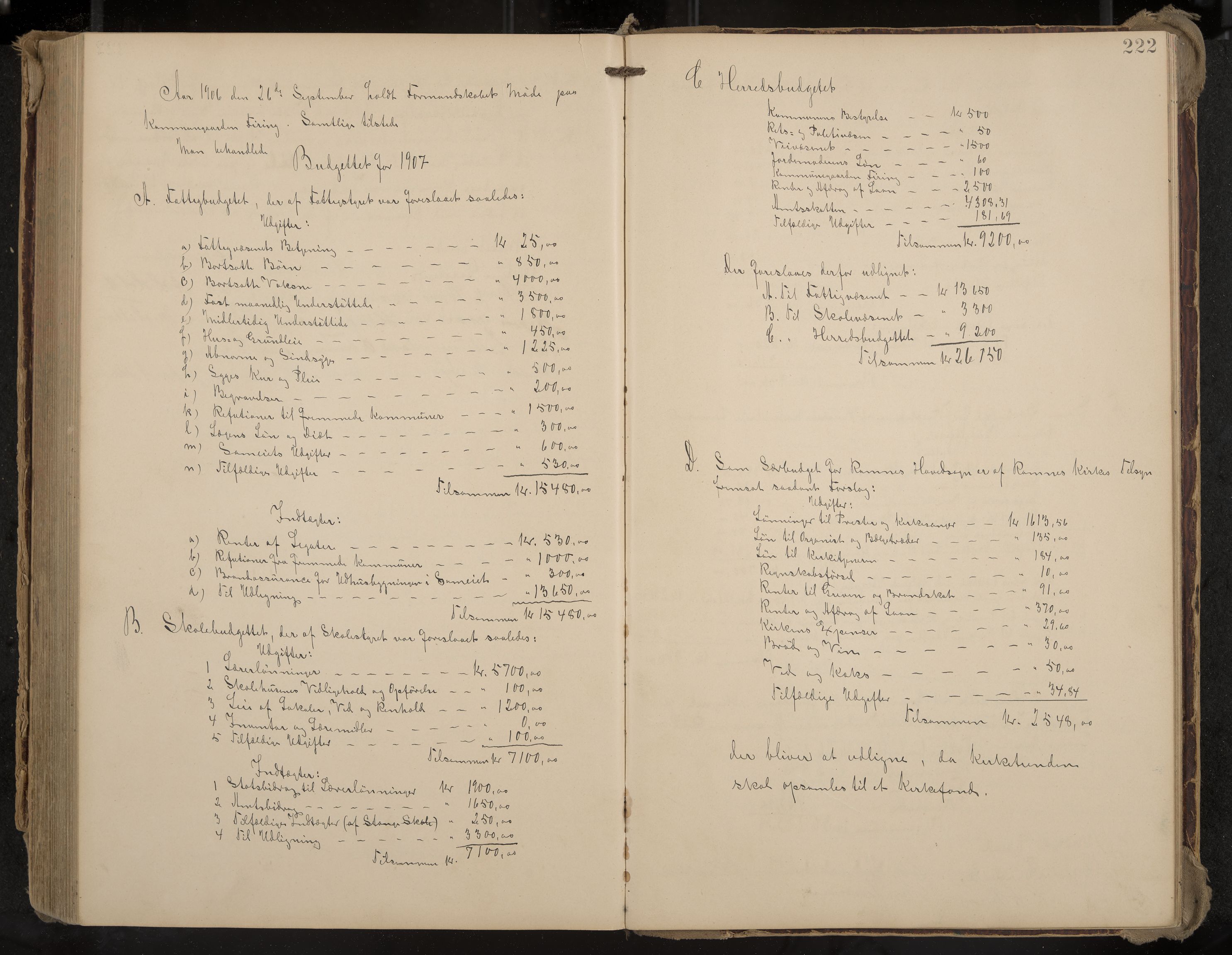 Ramnes formannskap og sentraladministrasjon, IKAK/0718021/A/Aa/L0004: Møtebok, 1892-1907, p. 222
