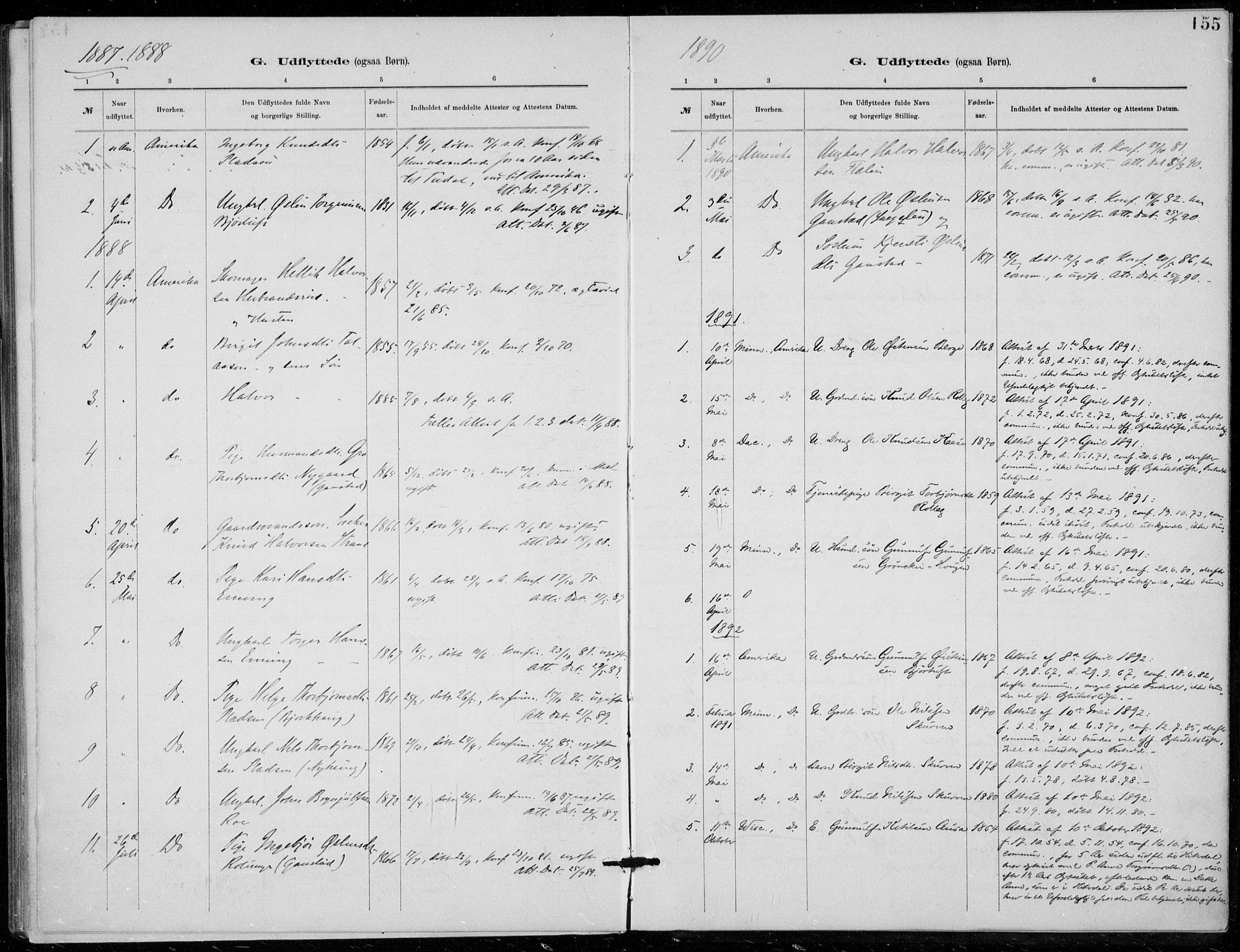 Tinn kirkebøker, SAKO/A-308/F/Fb/L0002: Parish register (official) no. II 2, 1878-1917, p. 155