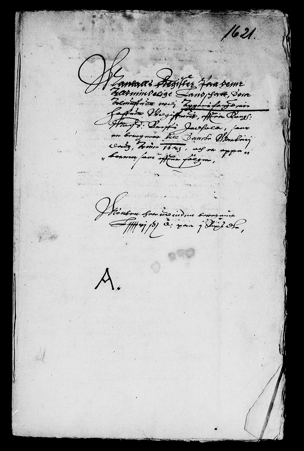 Rentekammeret inntil 1814, Reviderte regnskaper, Lensregnskaper, AV/RA-EA-5023/R/Rb/Rba/L0059: Akershus len, 1621-1622