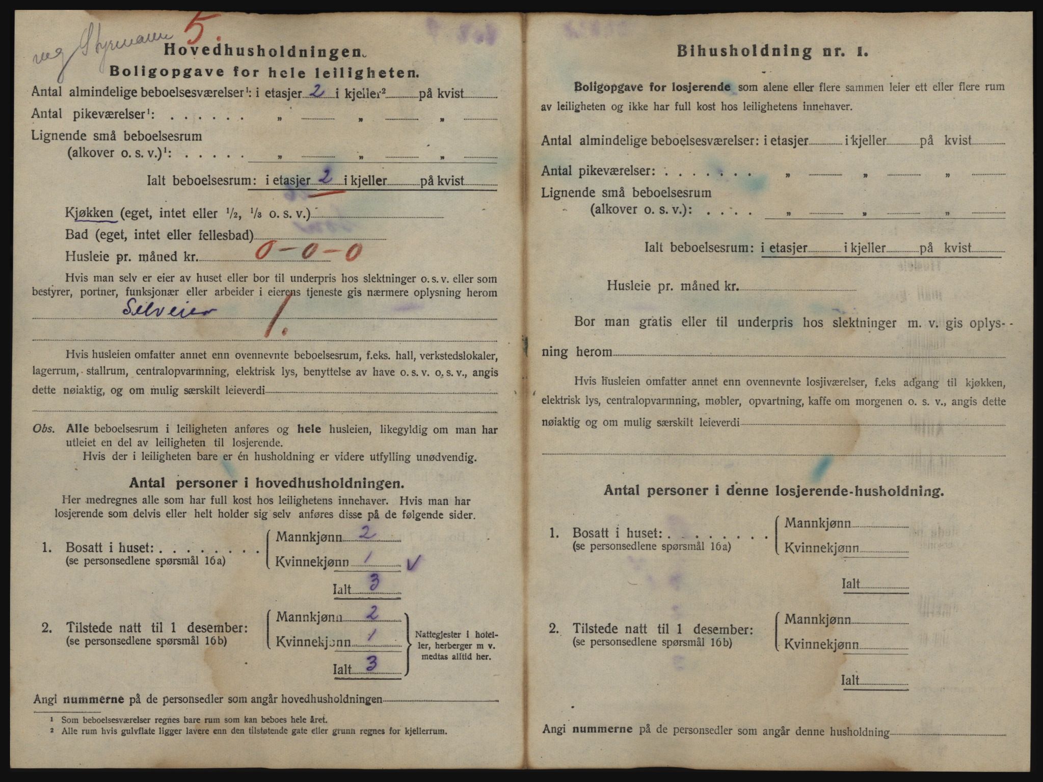 SAO, 1920 census for Son, 1920, p. 291