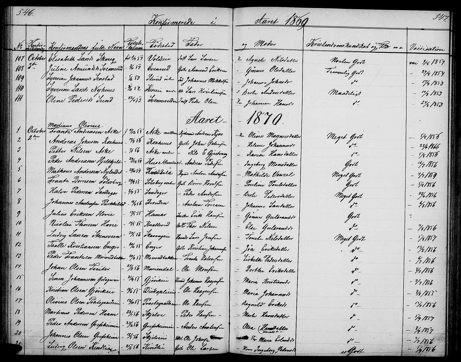 Nes prestekontor, Hedmark, SAH/PREST-020/L/La/L0005: Parish register (copy) no. 5, 1852-1889, p. 546-547