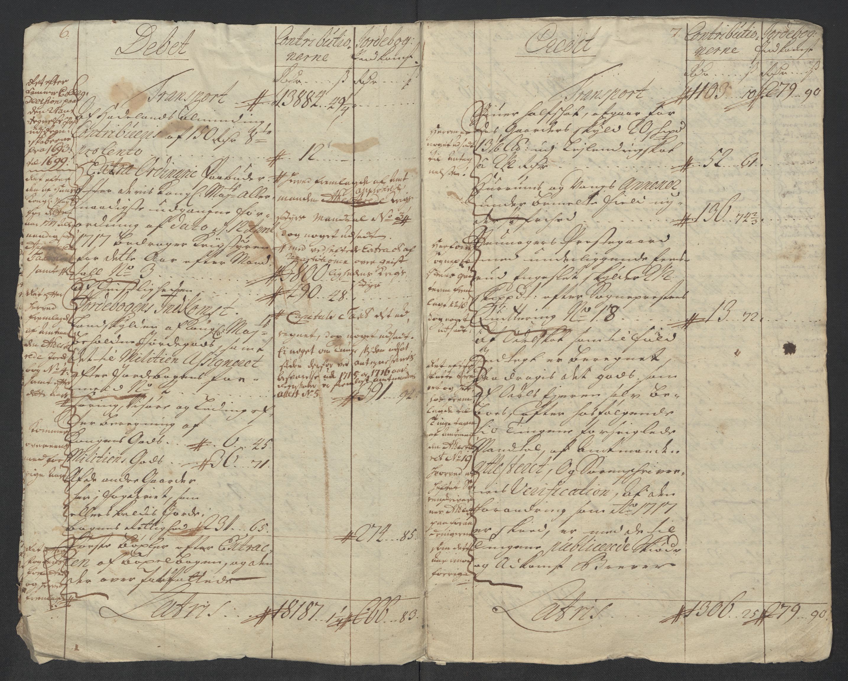 Rentekammeret inntil 1814, Reviderte regnskaper, Fogderegnskap, RA/EA-4092/R18/L1317: Fogderegnskap Hadeland, Toten og Valdres, 1717, p. 6