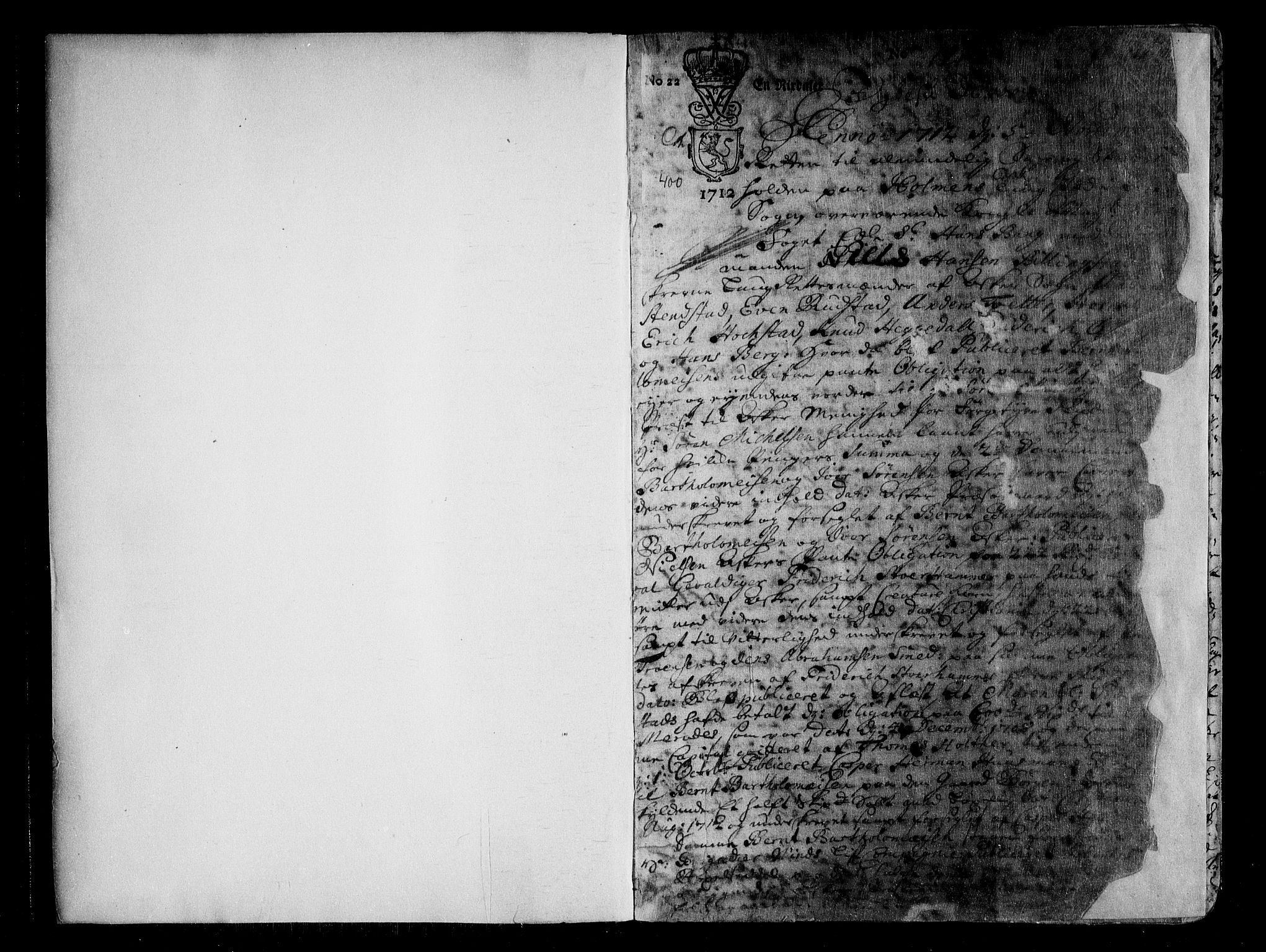 Aker sorenskriveri, SAO/A-10895/F/Fb/L0032: Tingbok, 1712-1720, p. 0b-1a
