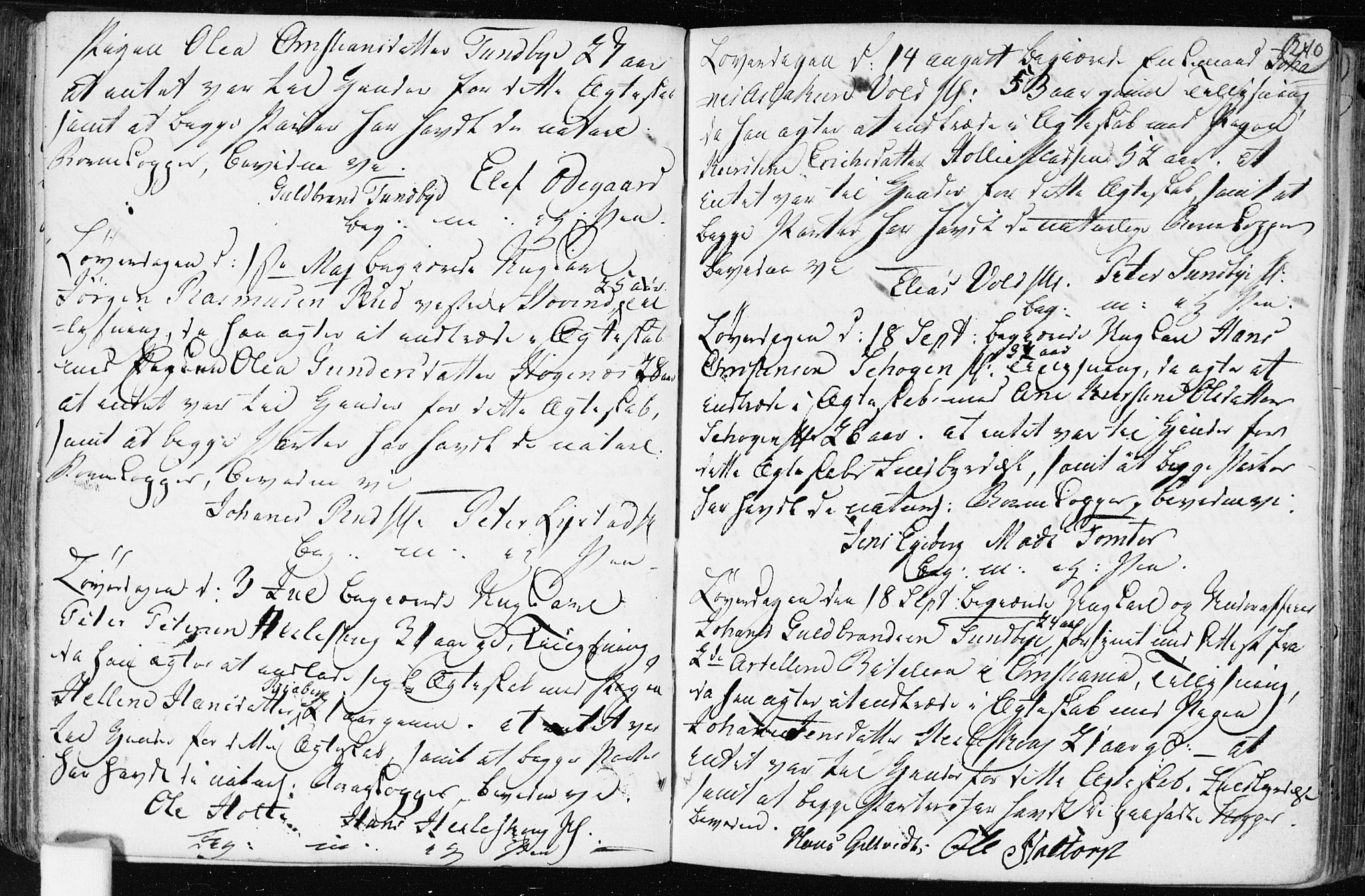 Spydeberg prestekontor Kirkebøker, AV/SAO-A-10924/F/Fa/L0003: Parish register (official) no. I 3, 1778-1814, p. 240