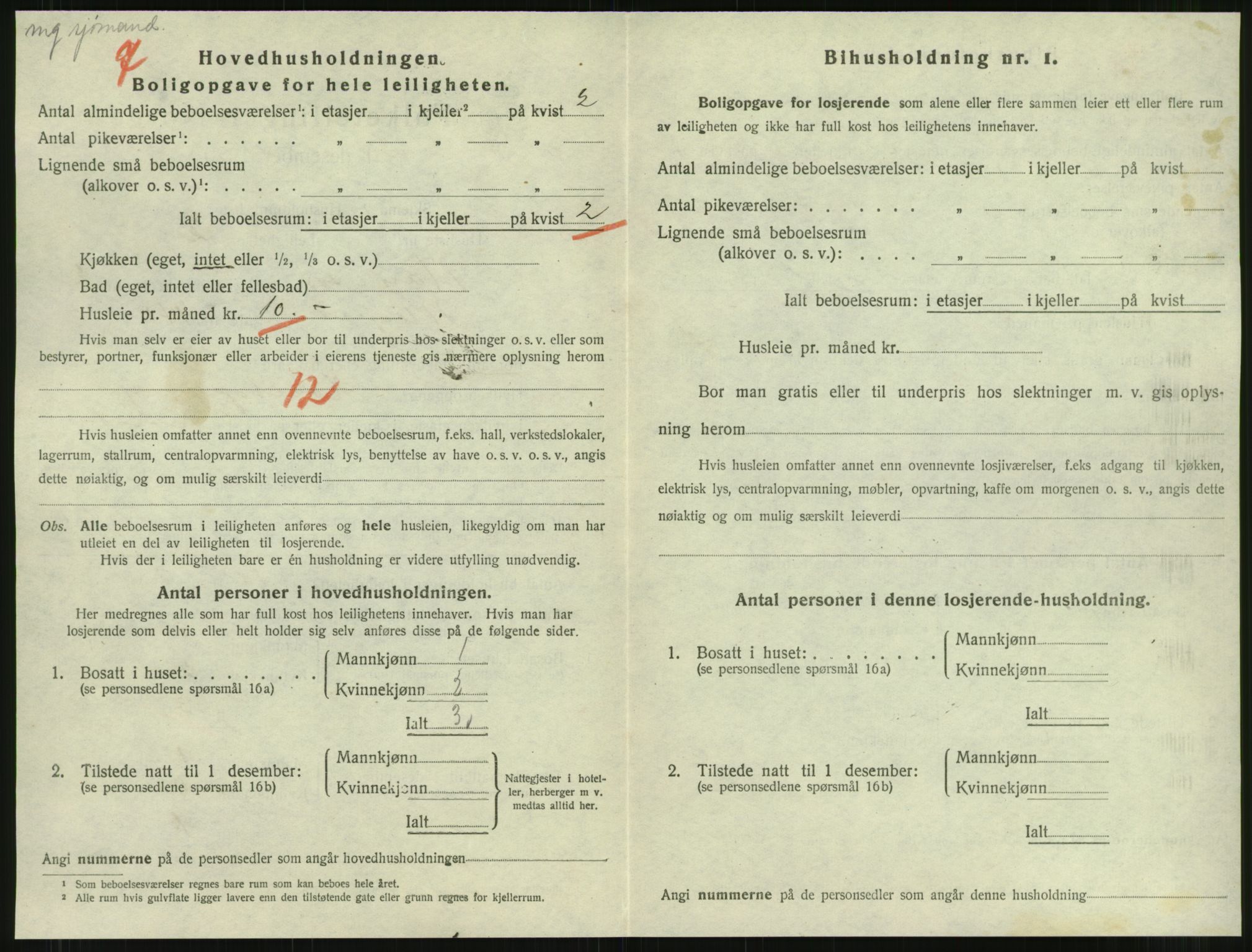 SAT, 1920 census for Namsos, 1920, p. 1058