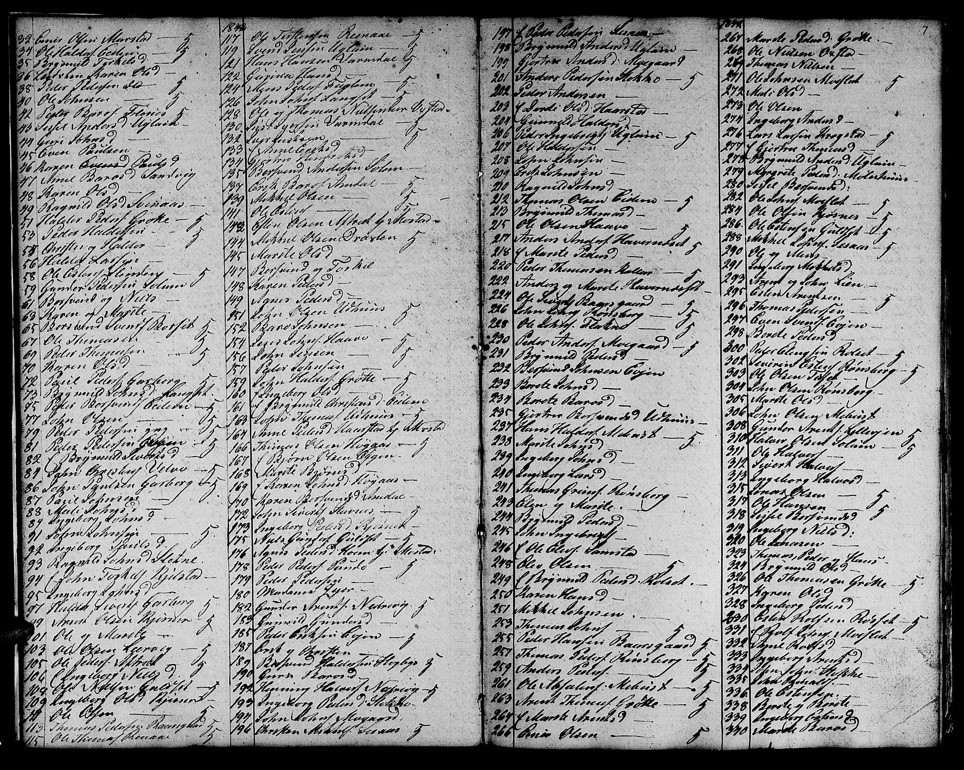 Ministerialprotokoller, klokkerbøker og fødselsregistre - Sør-Trøndelag, SAT/A-1456/695/L1154: Parish register (copy) no. 695C05, 1842-1858, p. 7