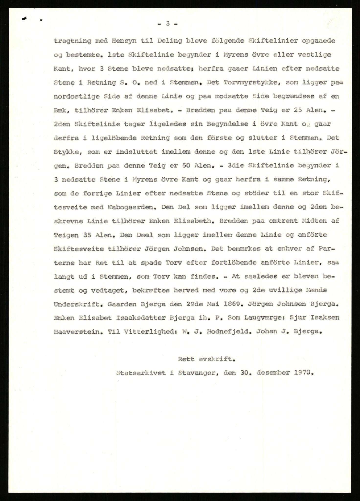 Statsarkivet i Stavanger, AV/SAST-A-101971/03/Y/Yj/L0008: Avskrifter sortert etter gårdsnavn: Birkeland indre - Bjerge, 1750-1930, p. 555