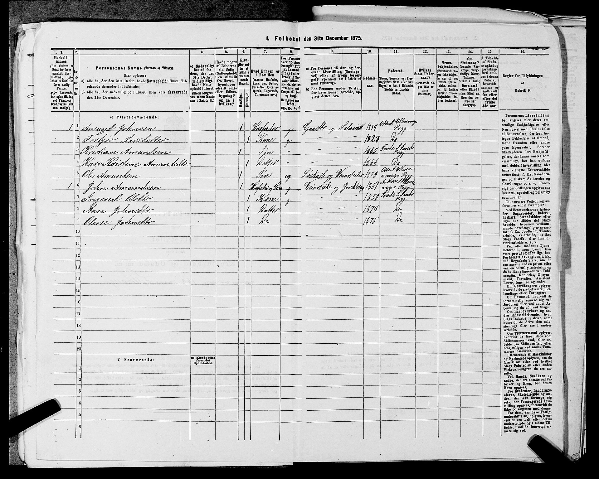 SAST, 1875 census for 1136P Sand, 1875, p. 1430