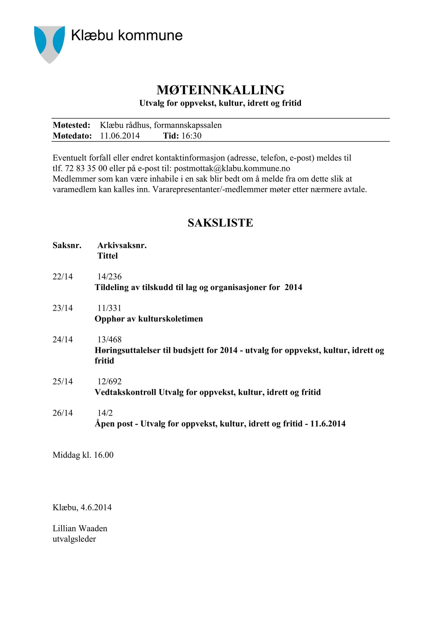 Klæbu Kommune, TRKO/KK/04-UO/L005: Utvalg for oppvekst - Møtedokumenter, 2014, p. 458