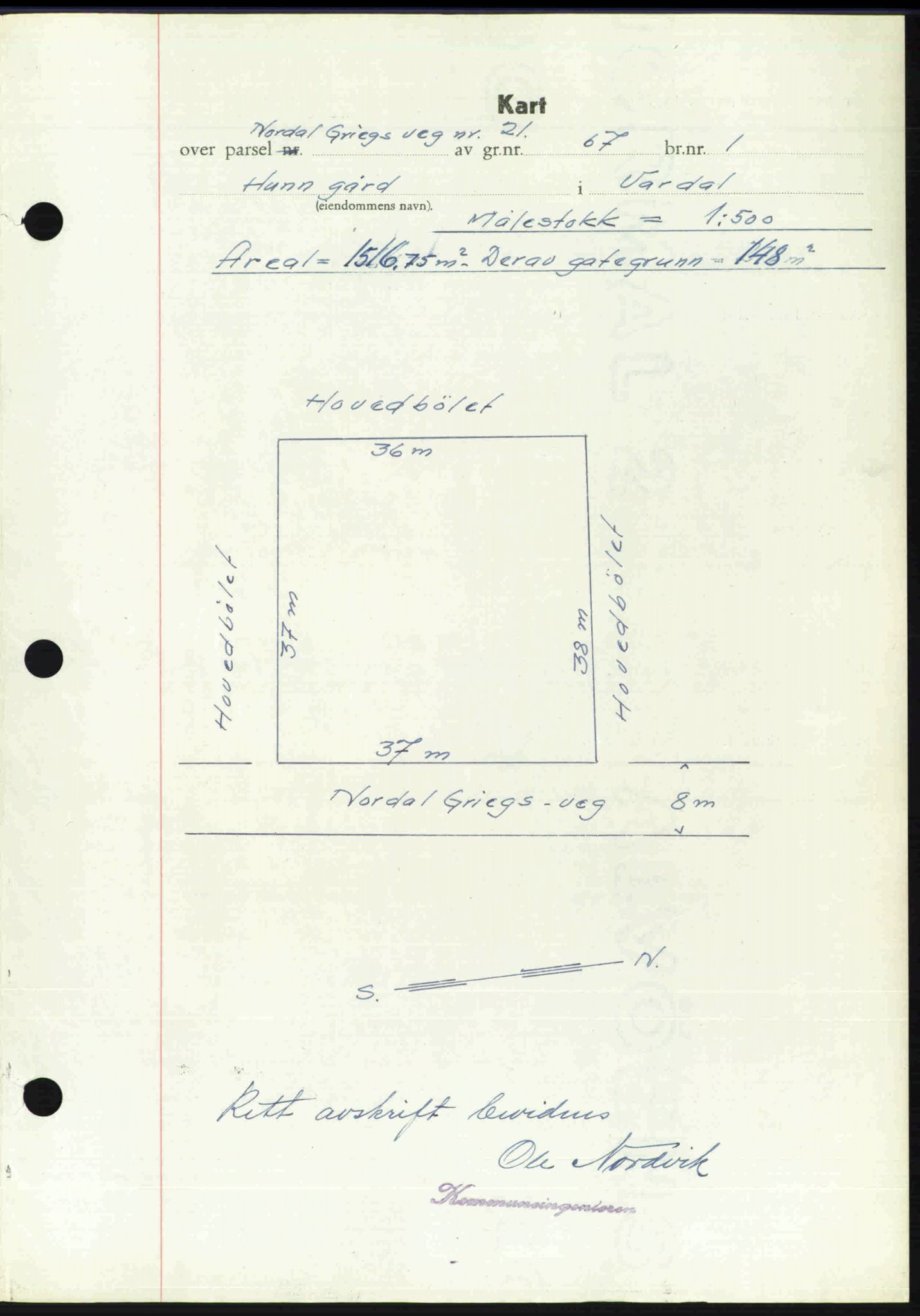 Toten tingrett, SAH/TING-006/H/Hb/Hbc/L0020: Mortgage book no. Hbc-20, 1948-1948, Diary no: : 2920/1948