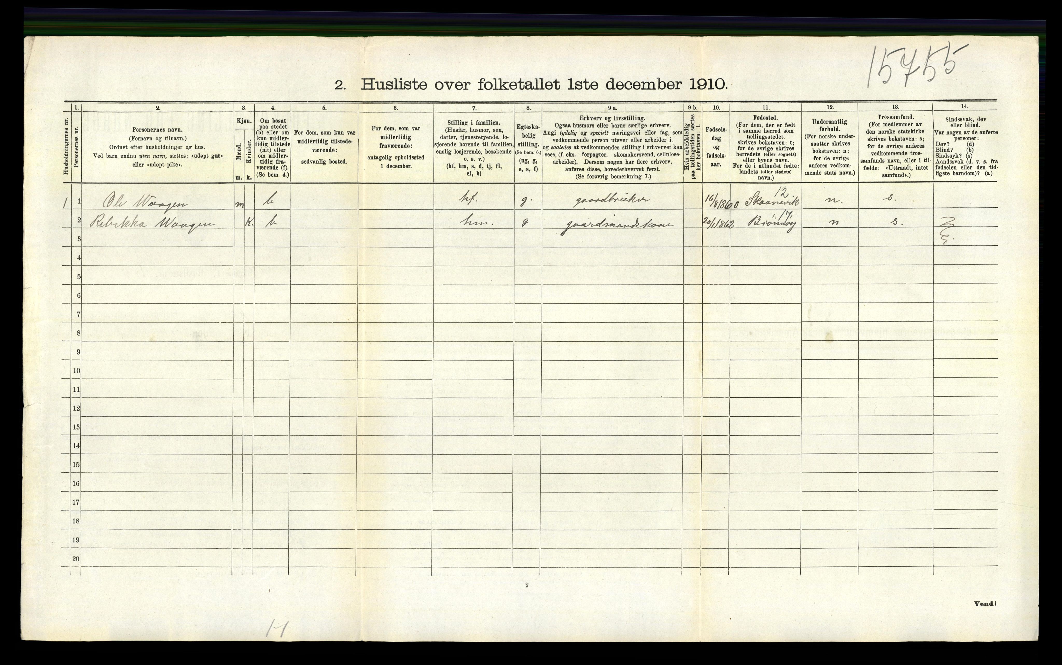 RA, 1910 census for Askøy, 1910, p. 1713