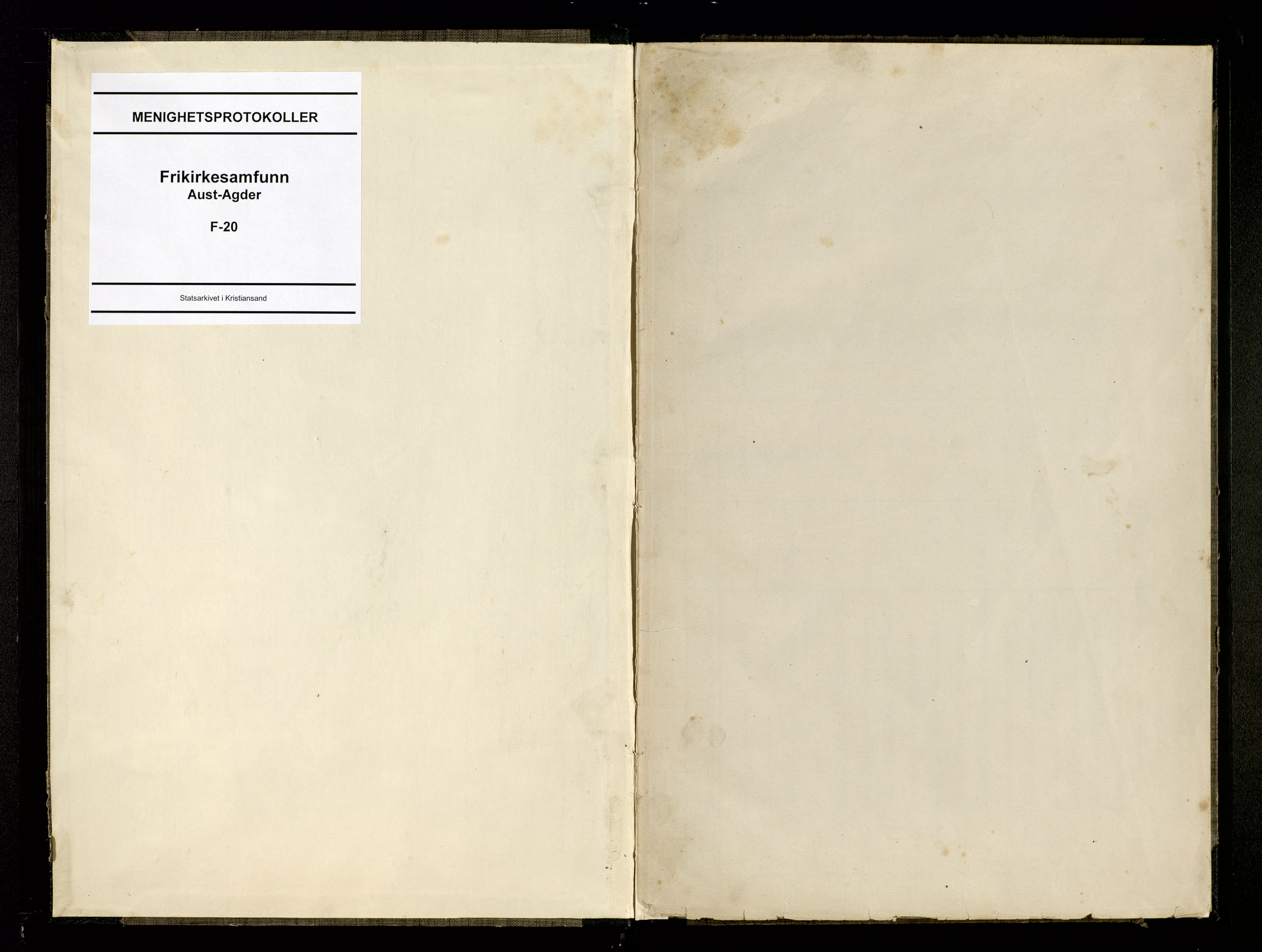 Den evangelisk-lutherske frimenighet, Risør, AV/SAK-1292-0007/F/Fa/L0004: Dissenter register no. F 20, 1874-1923