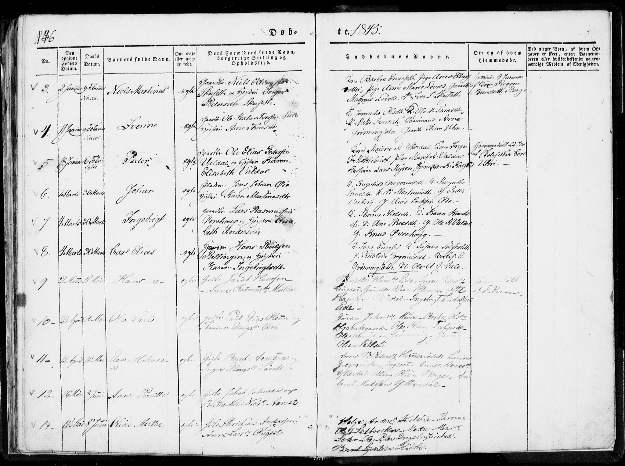 Ministerialprotokoller, klokkerbøker og fødselsregistre - Møre og Romsdal, AV/SAT-A-1454/519/L0247: Parish register (official) no. 519A06, 1827-1846, p. 146