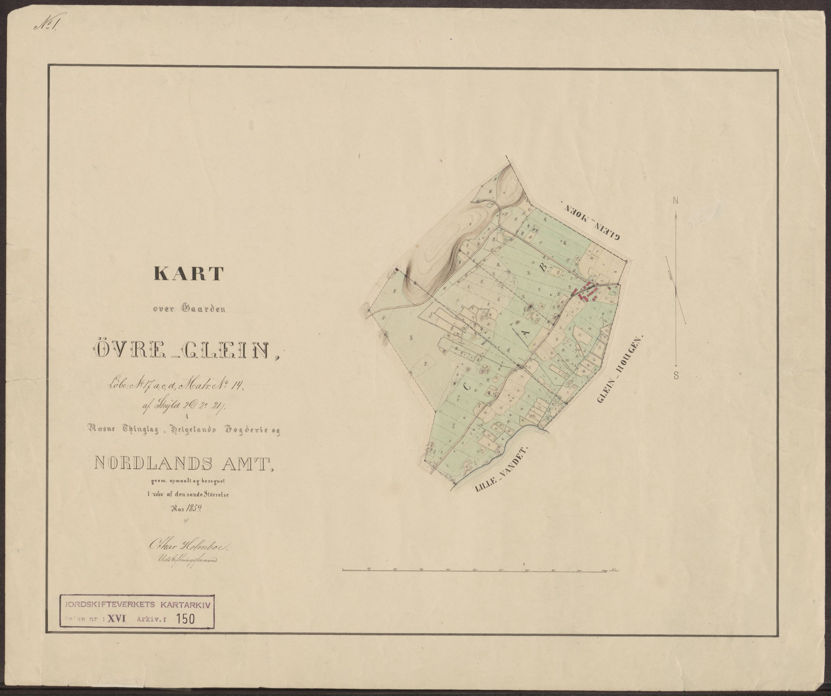 Jordskifteverkets kartarkiv, AV/RA-S-3929/T, 1859-1988, p. 242