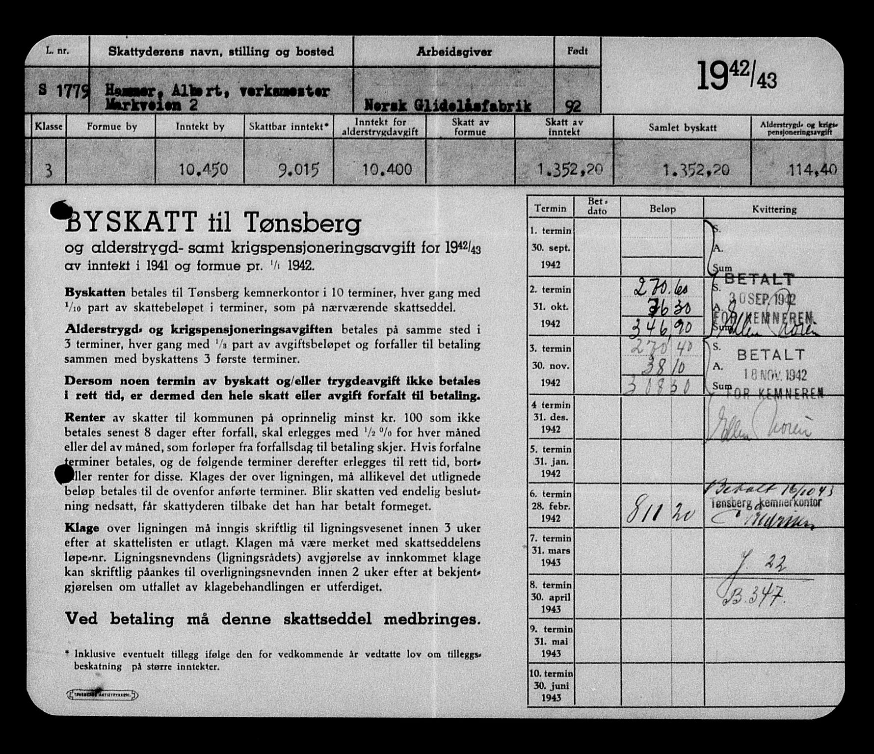 Justisdepartementet, Tilbakeføringskontoret for inndratte formuer, AV/RA-S-1564/H/Hc/Hcd/L0998: --, 1945-1947, p. 48