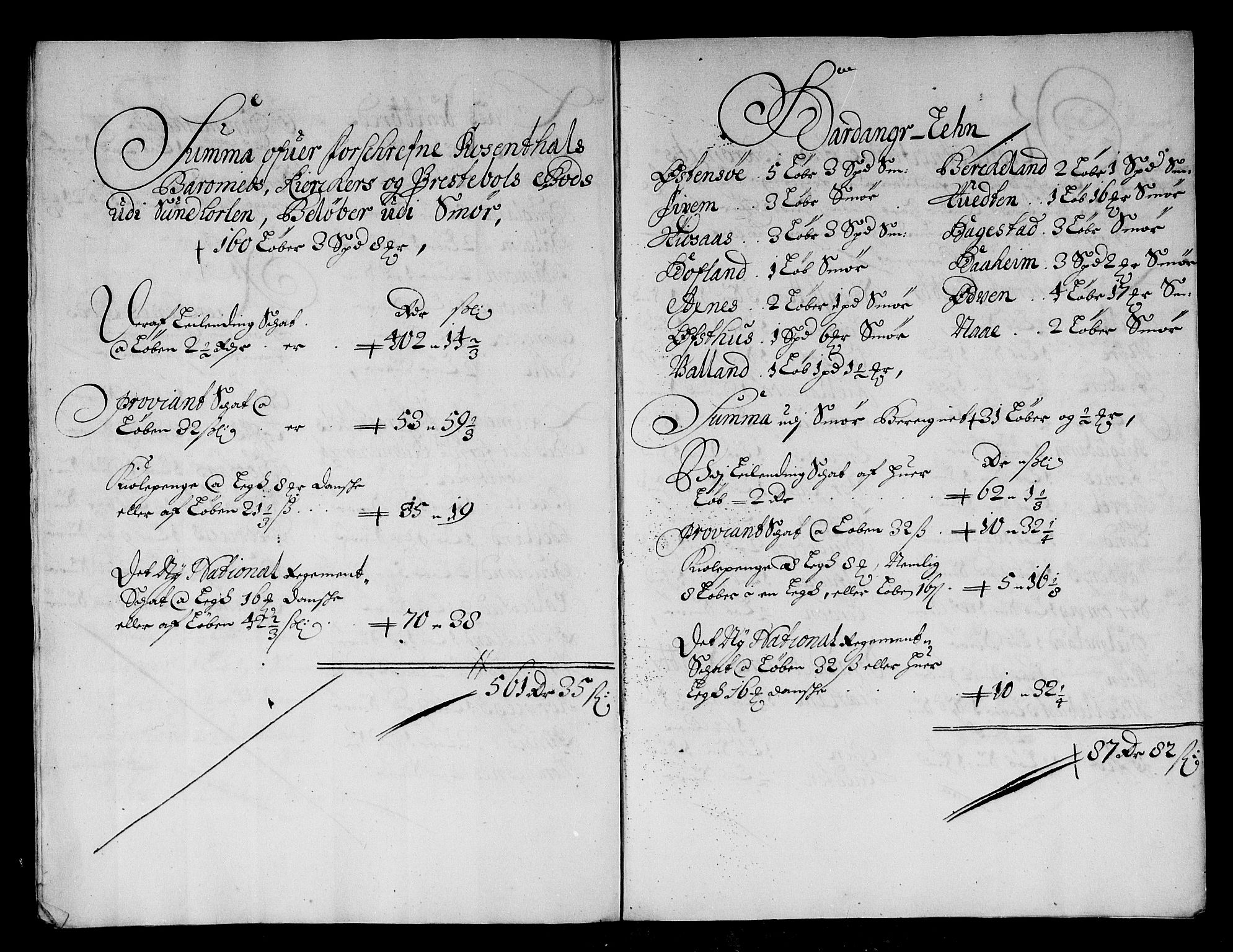 Rentekammeret inntil 1814, Reviderte regnskaper, Stiftamtstueregnskaper, Bergen stiftamt, RA/EA-6043/R/Rc/L0093: Bergen stiftamt, 1690