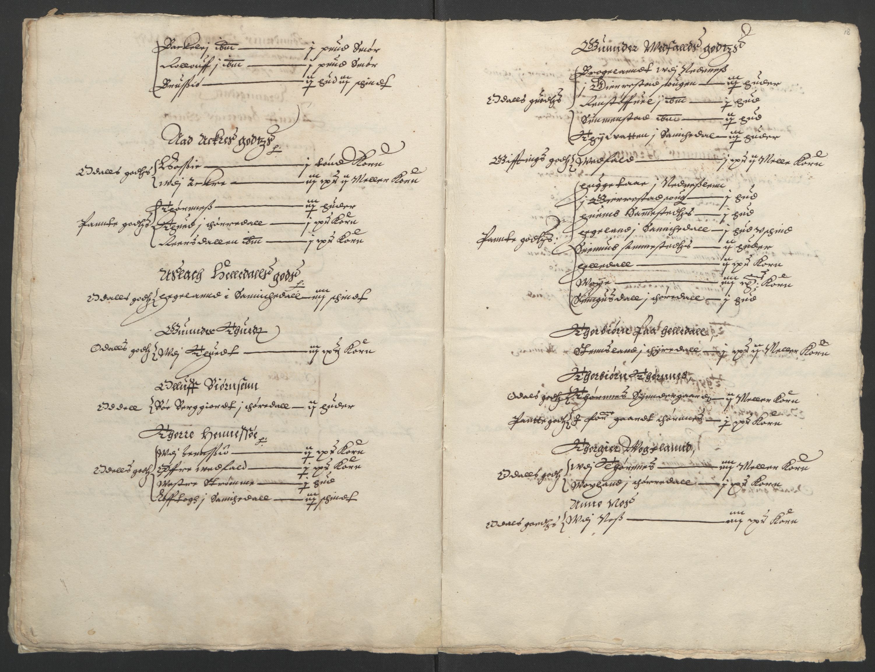 Stattholderembetet 1572-1771, AV/RA-EA-2870/Ek/L0009/0002: Jordebøker til utlikning av rosstjeneste 1624-1626: / Odelsjordebøker for Bratsberg len, 1624, p. 23