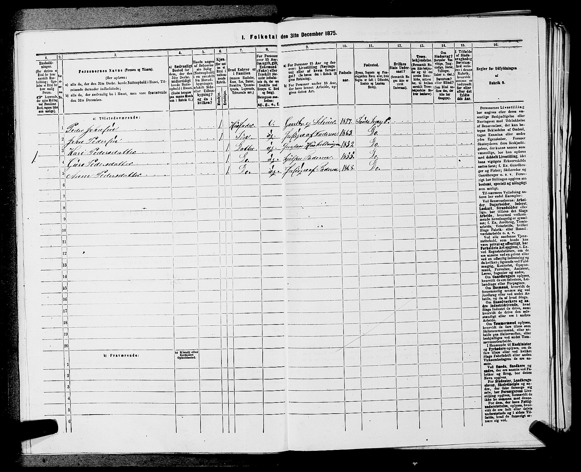 SAKO, 1875 census for 0822P Sauherad, 1875, p. 548