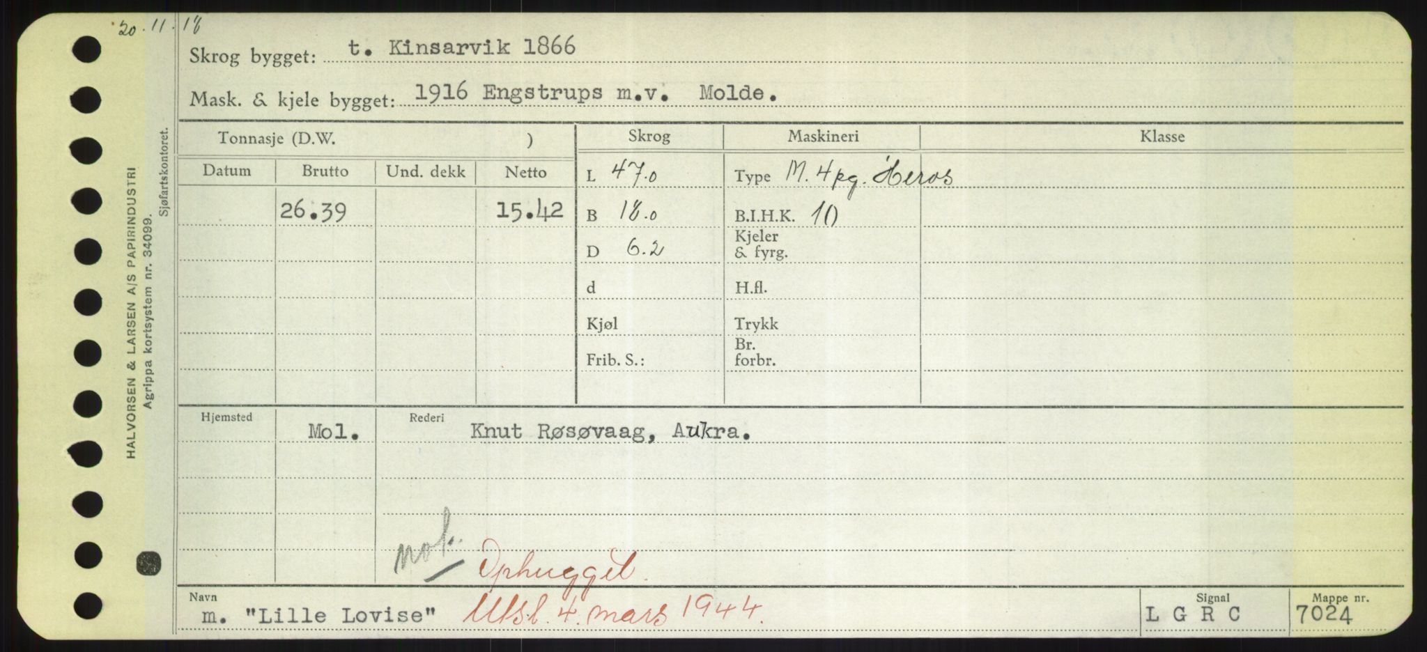 Sjøfartsdirektoratet med forløpere, Skipsmålingen, AV/RA-S-1627/H/Hd/L0023: Fartøy, Lia-Løv, p. 63