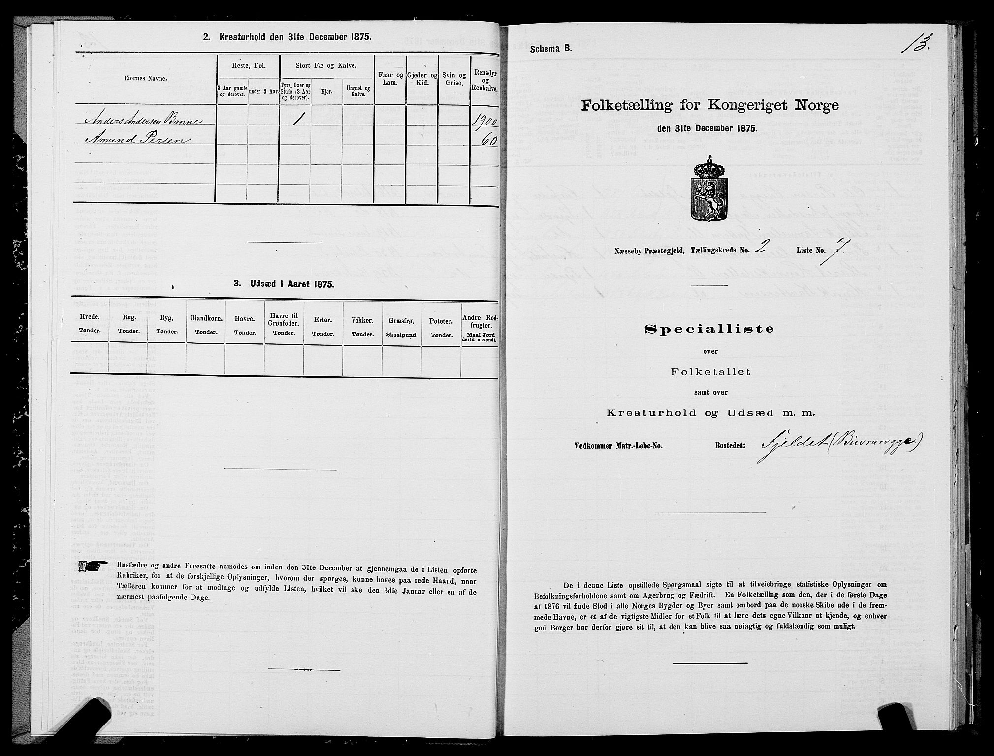 SATØ, 1875 census for 2027P Nesseby, 1875, p. 2013