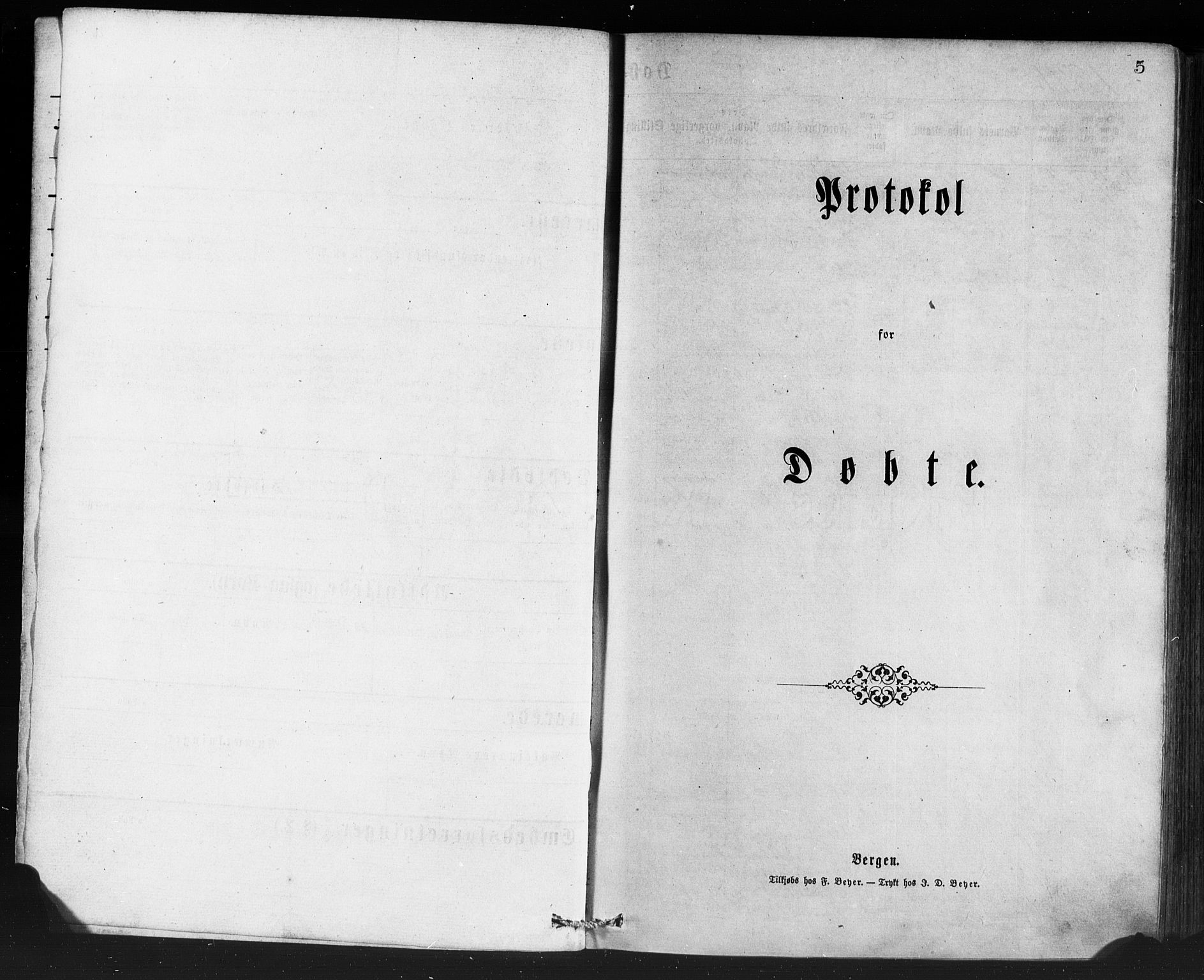 Manger sokneprestembete, AV/SAB-A-76801/H/Haa: Parish register (official) no. A 8, 1871-1880, p. 5